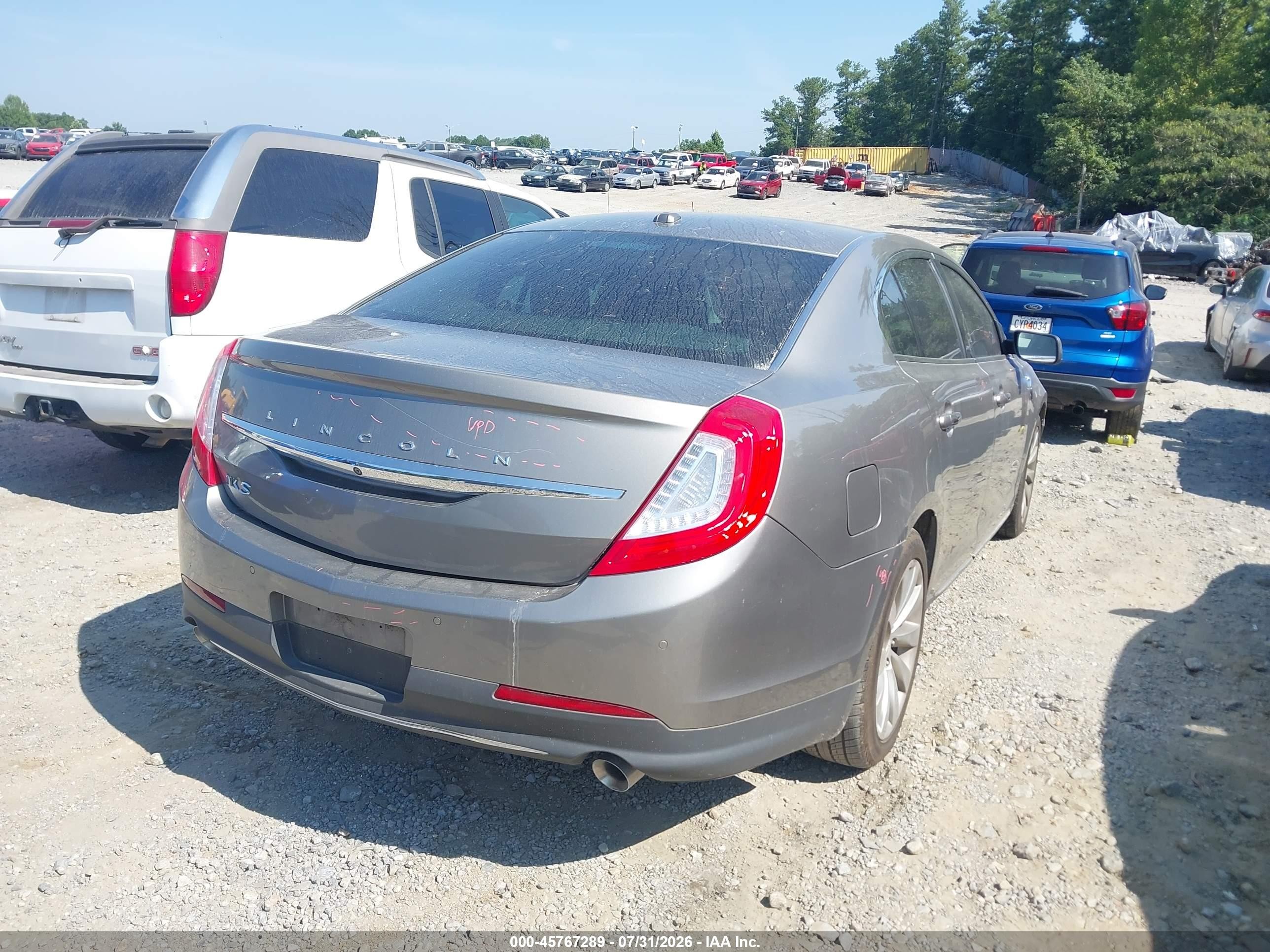 2015 Lincoln Mks   Beige vin: 1LNHL9DK0FG603200