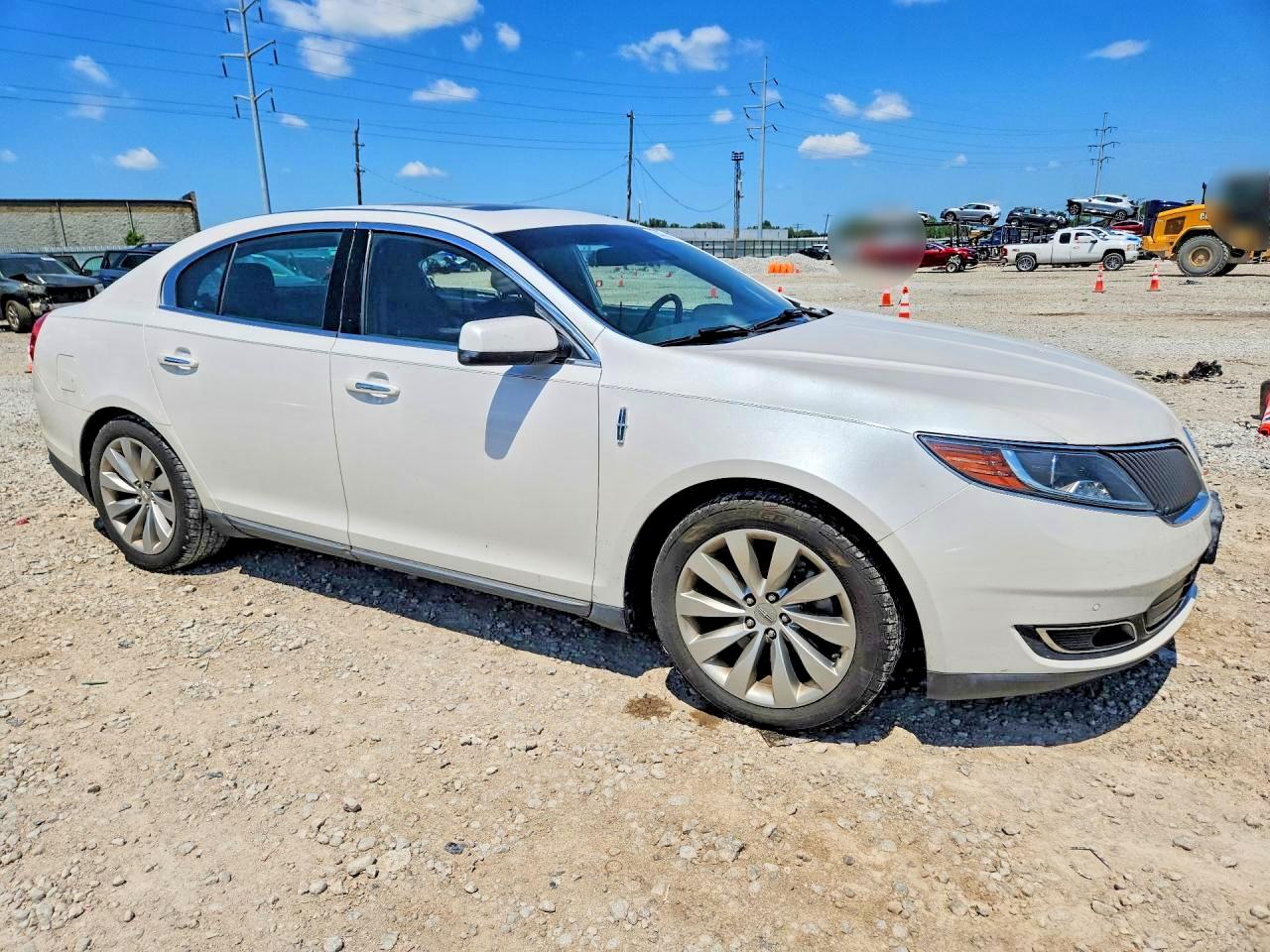 2014 Lincoln Mks Белый vin: 1LNHL9DK2EG604427