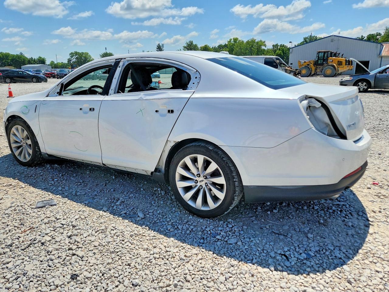 2014 Lincoln Mks Белый vin: 1LNHL9DK2EG604427