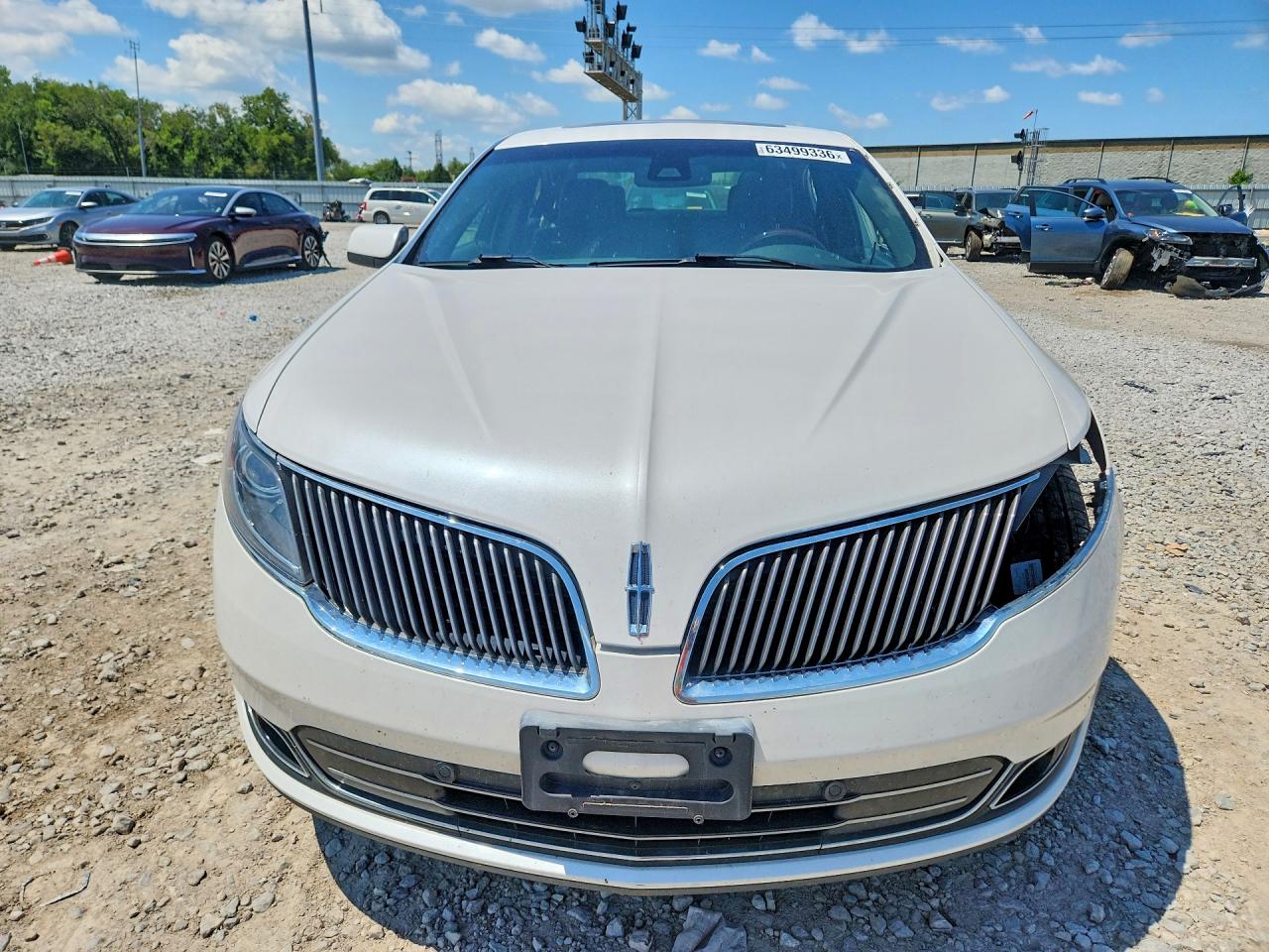 2014 Lincoln Mks Белый vin: 1LNHL9DK2EG604427