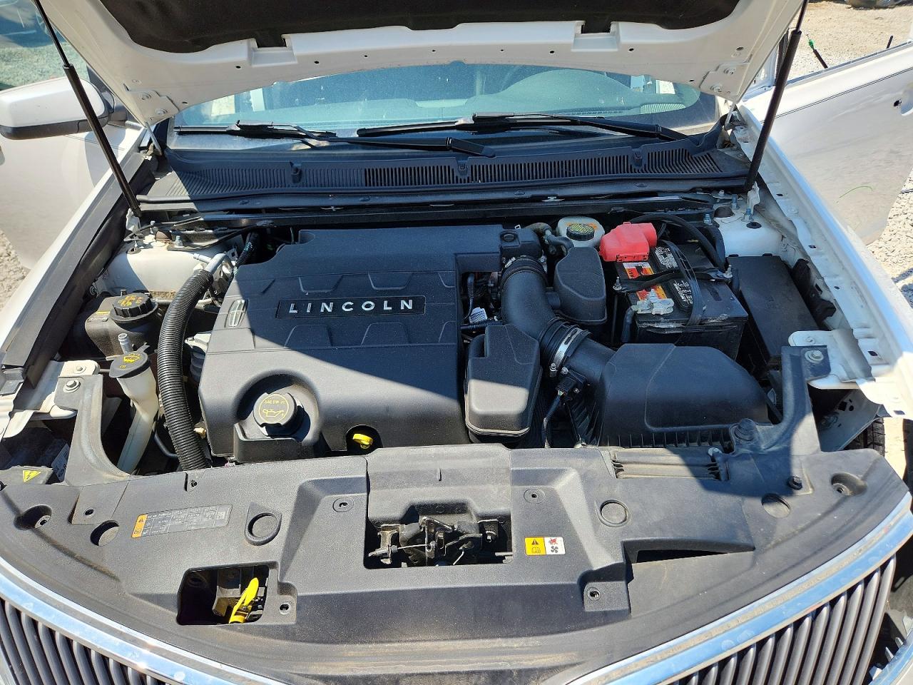 2014 Lincoln Mks Белый vin: 1LNHL9DK2EG604427