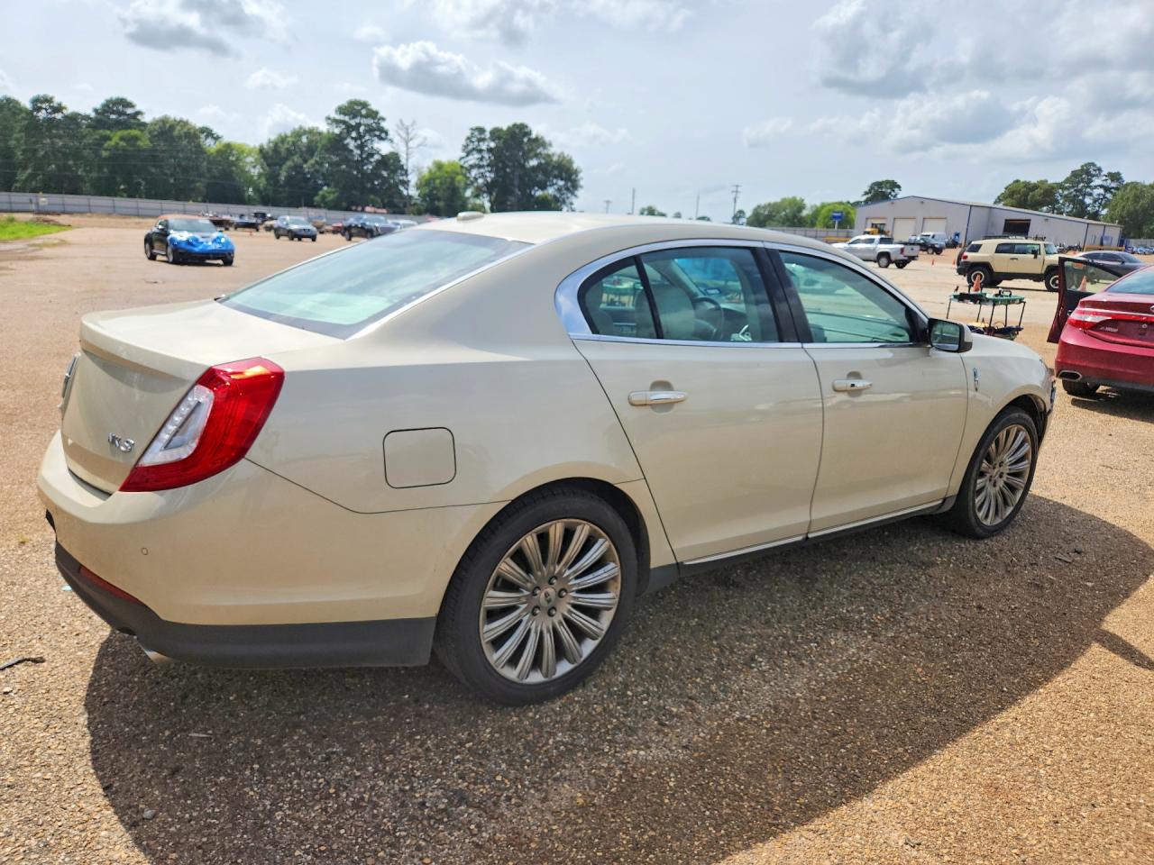 2014 Lincoln Mks Кремовый vin: 1LNHL9DK2EG609238