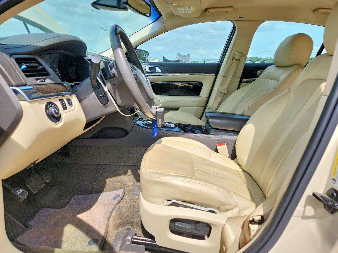 2014 Lincoln Mks Кремовый vin: 1LNHL9DK2EG609238