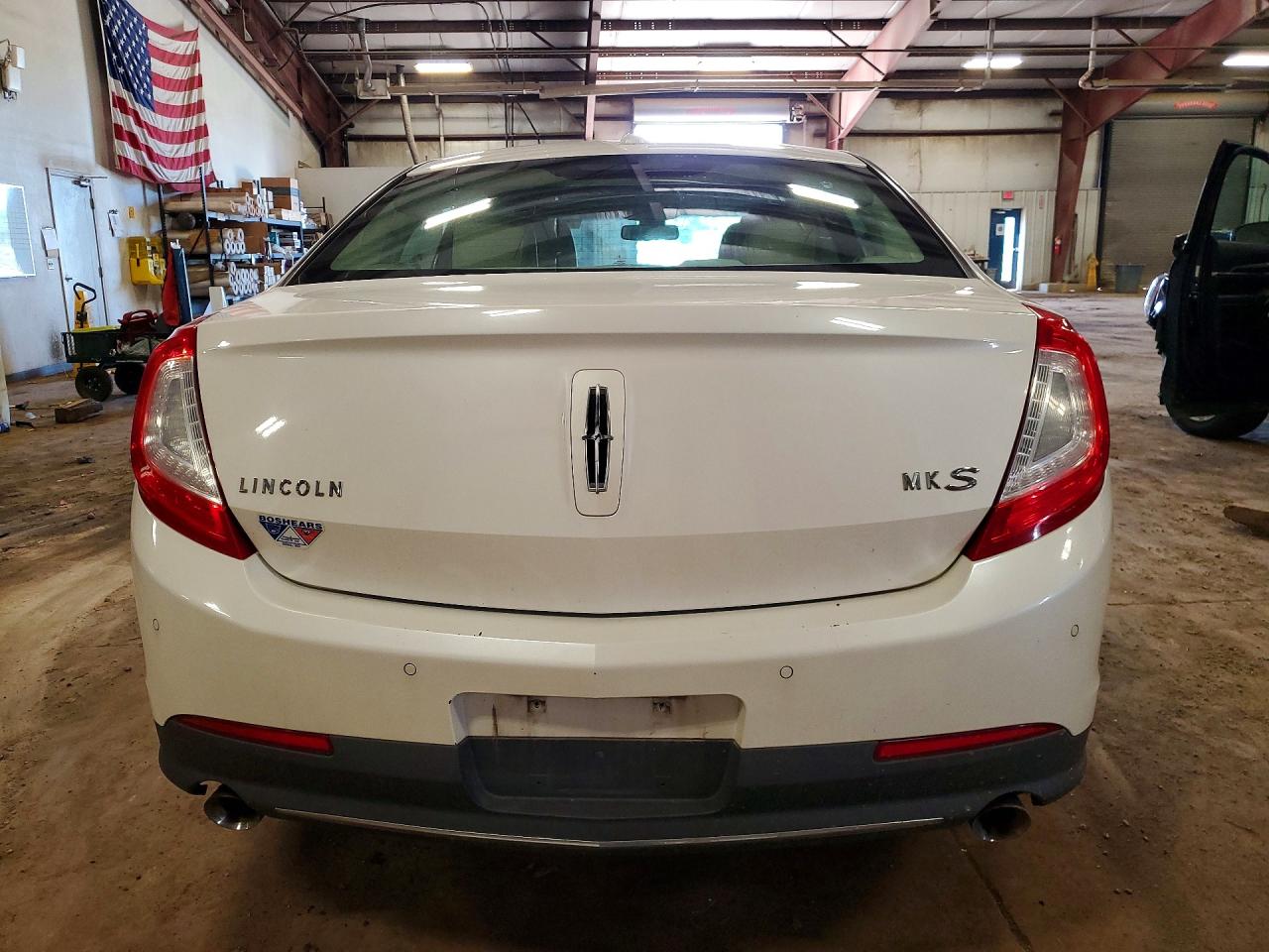 2013 Lincoln Mks White vin: 1LNHL9DK3DG606492