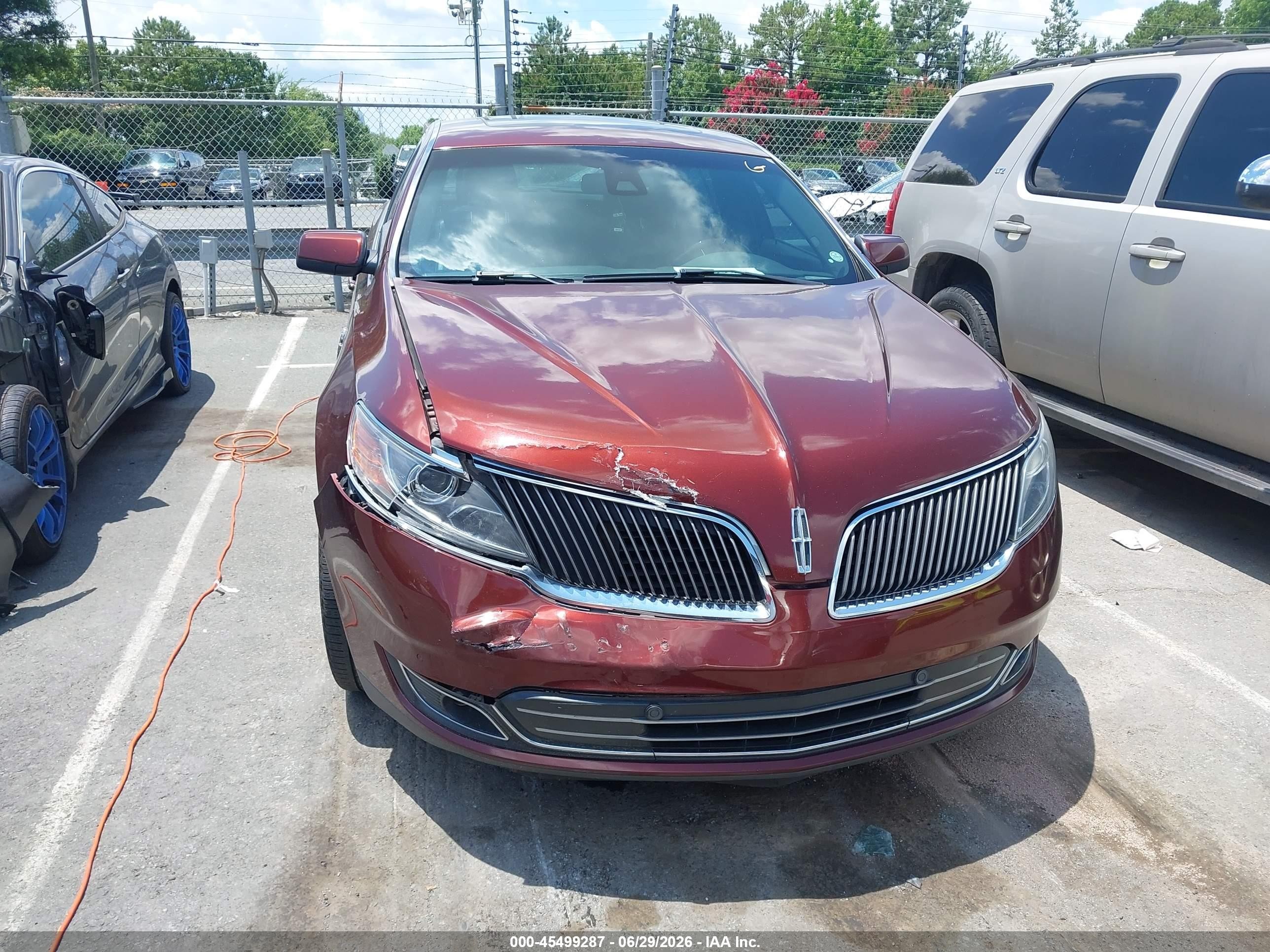 2015 Lincoln Mks Burgundy vin: 1LNHL9DK3FG606348