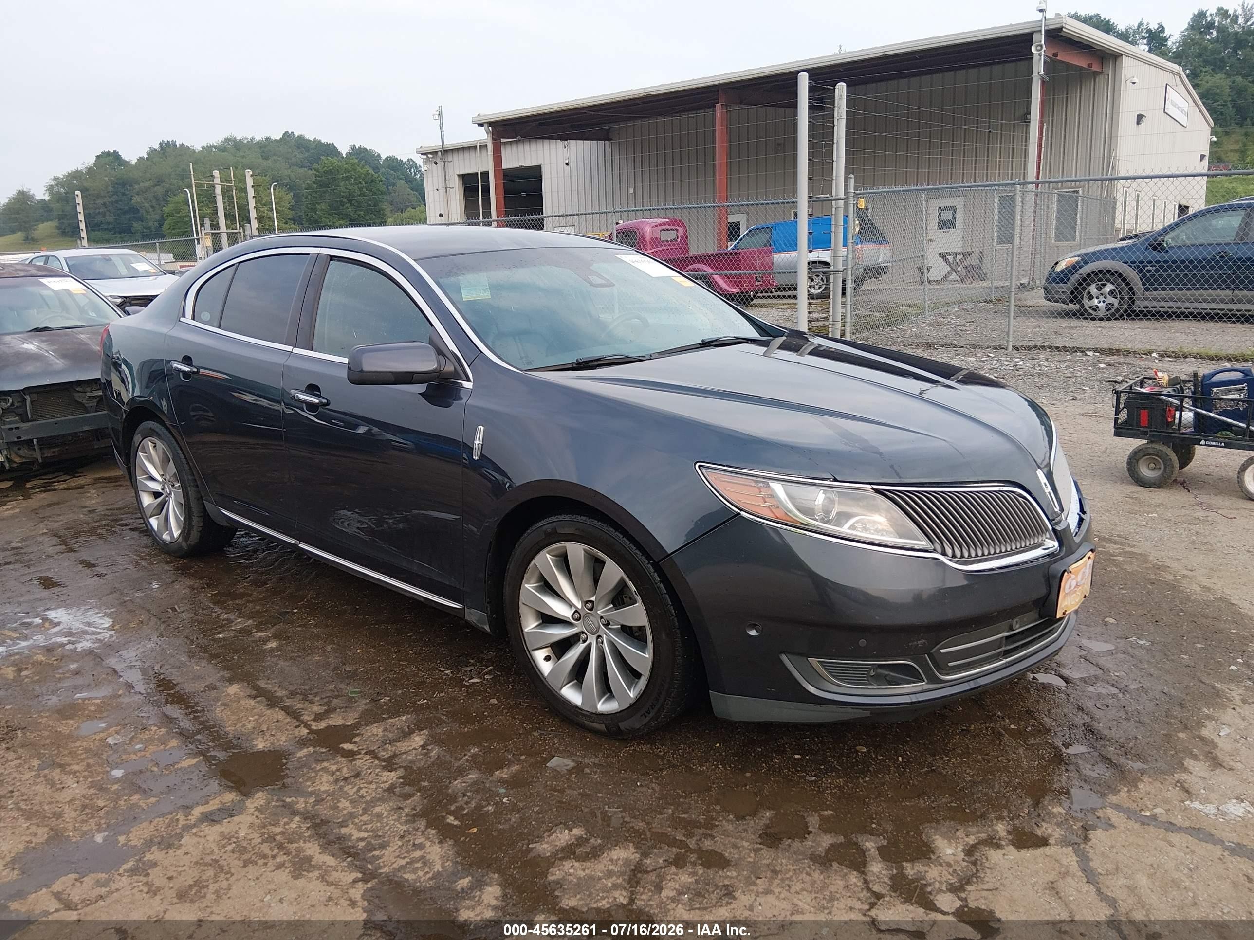 2013 Lincoln Mks   Dark Blue vin: 1LNHL9DK6DG615686