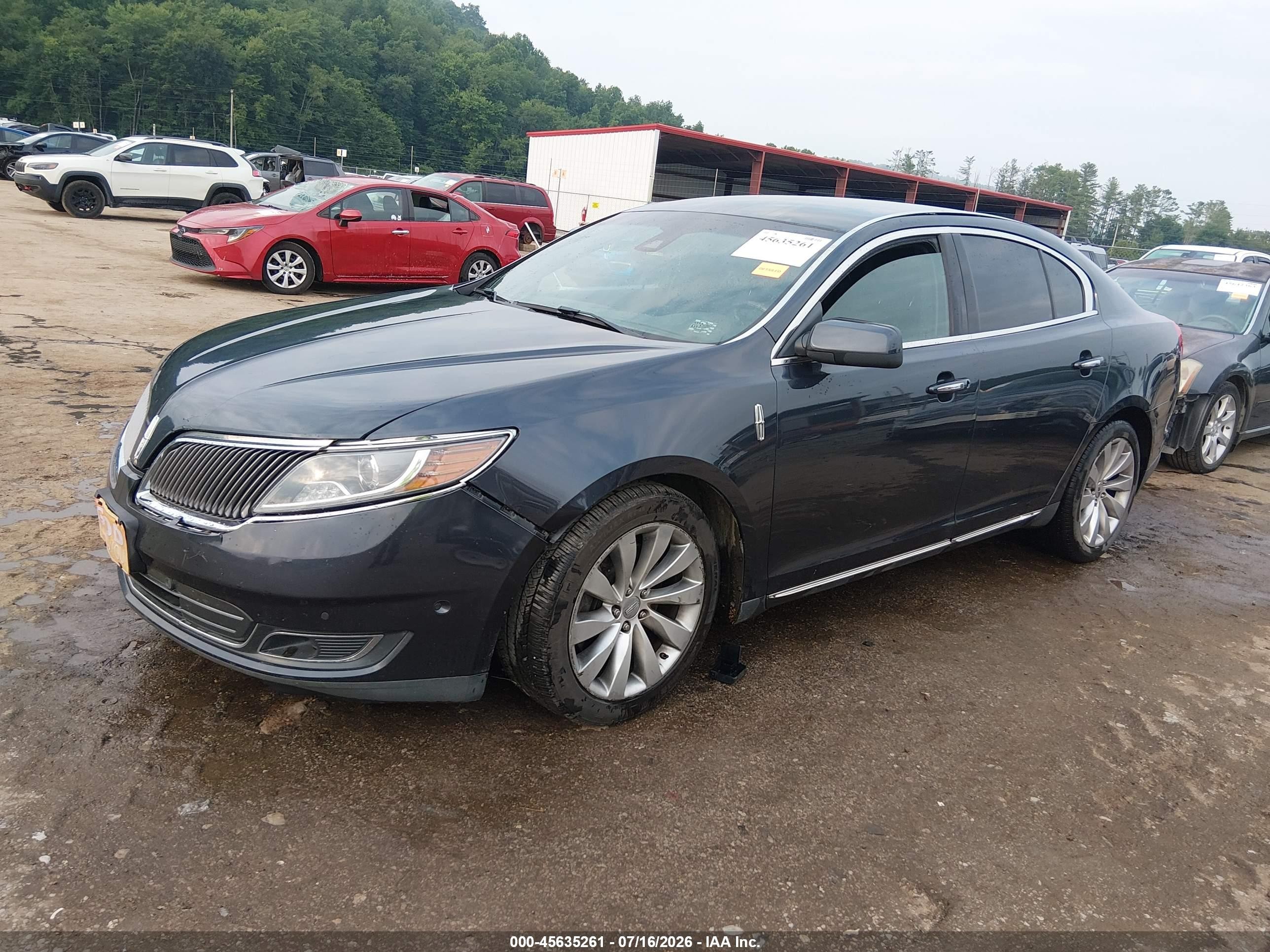 2013 Lincoln Mks   Dark Blue vin: 1LNHL9DK6DG615686