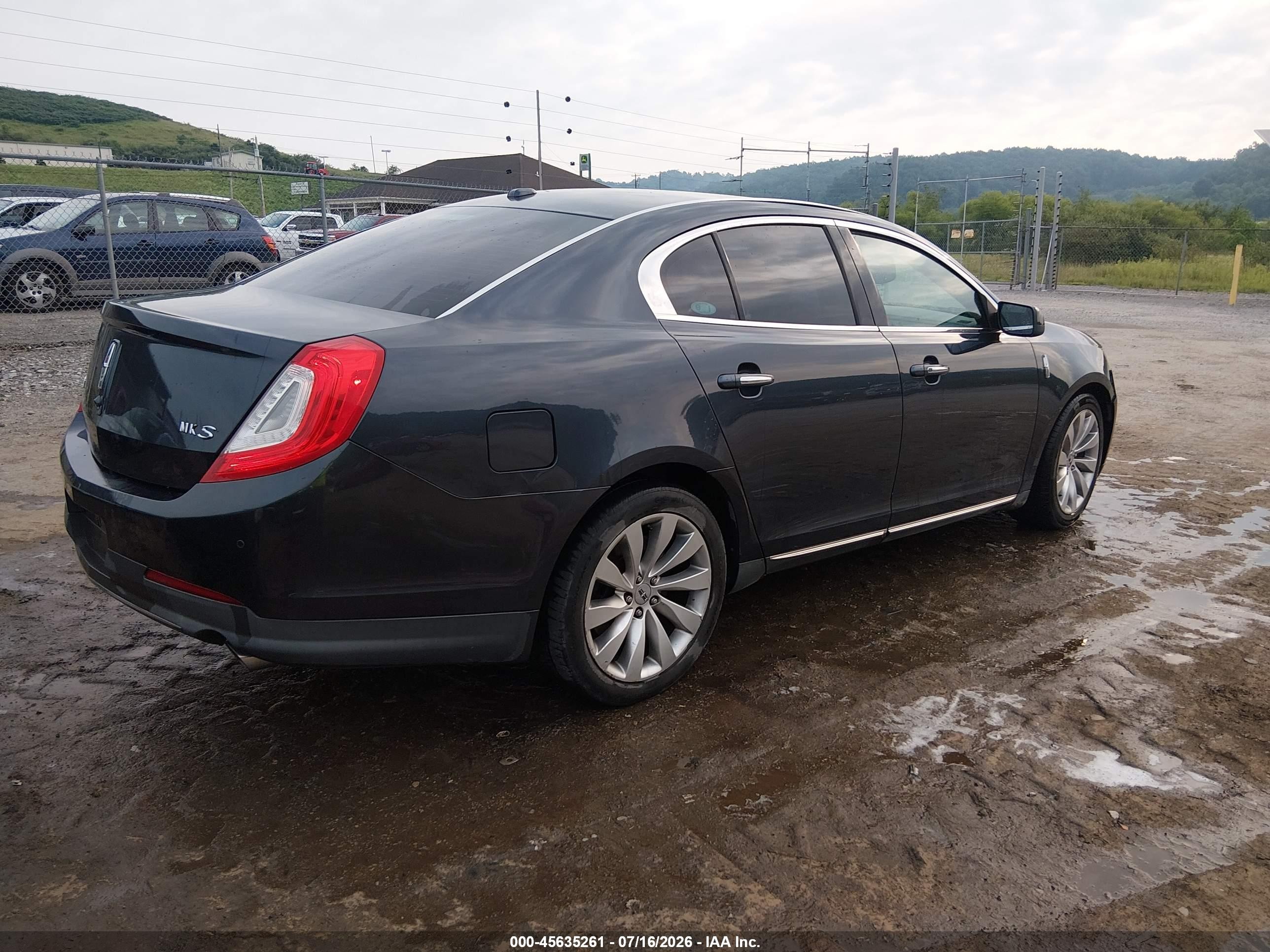 2013 Lincoln Mks   Dark Blue vin: 1LNHL9DK6DG615686