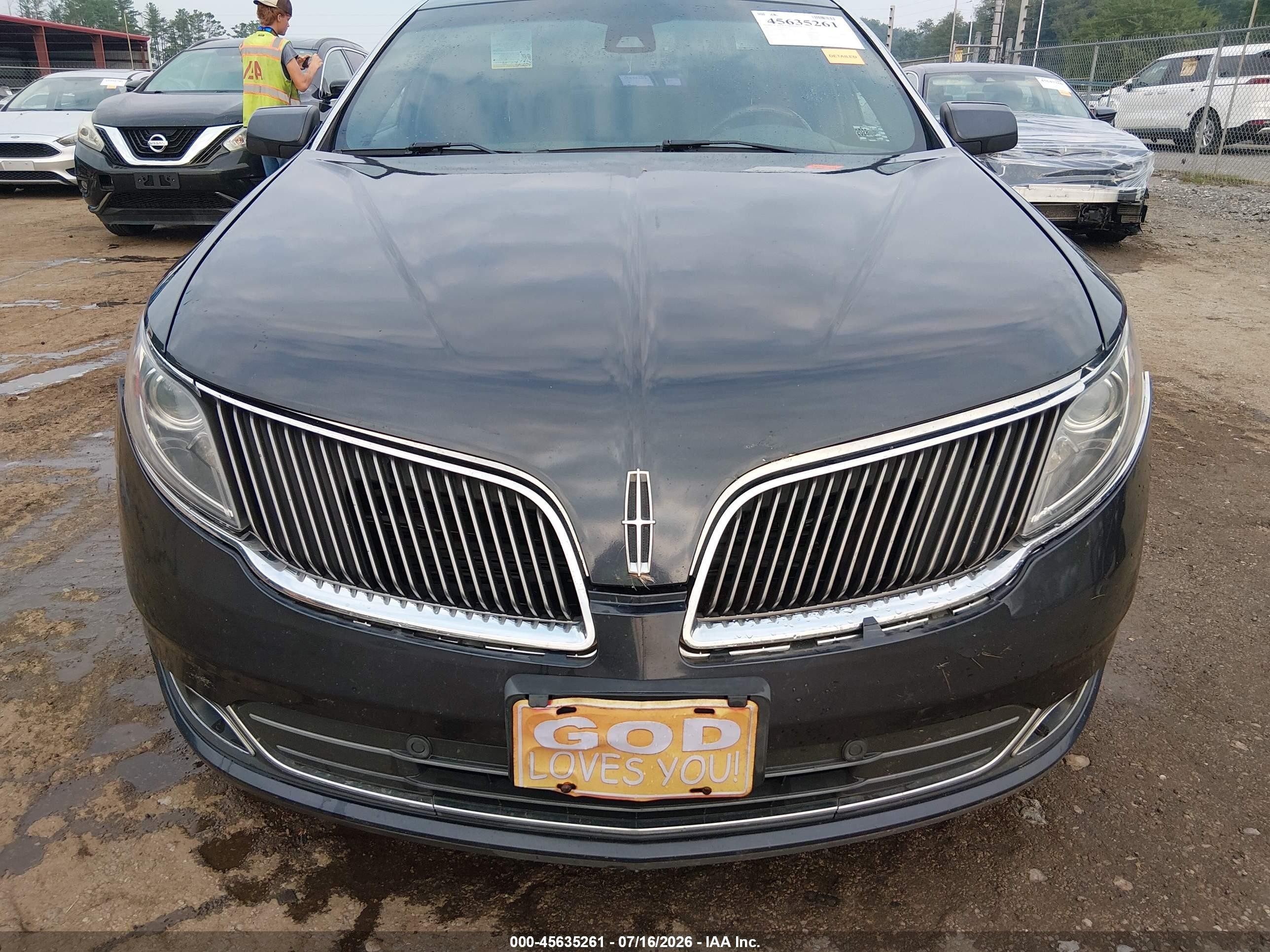 2013 Lincoln Mks   Dark Blue vin: 1LNHL9DK6DG615686