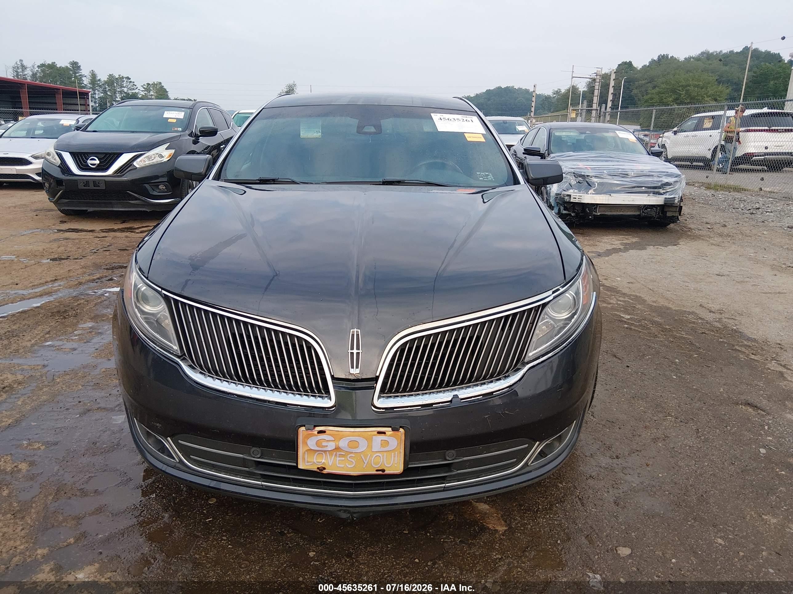 2013 Lincoln Mks   Dark Blue vin: 1LNHL9DK6DG615686