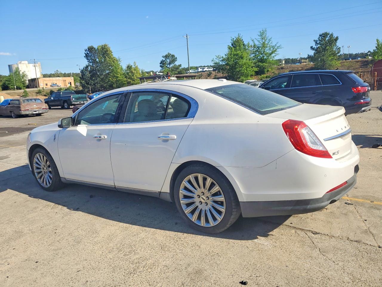 2015 Lincoln Mks White vin: 1LNHL9DK6FG600625