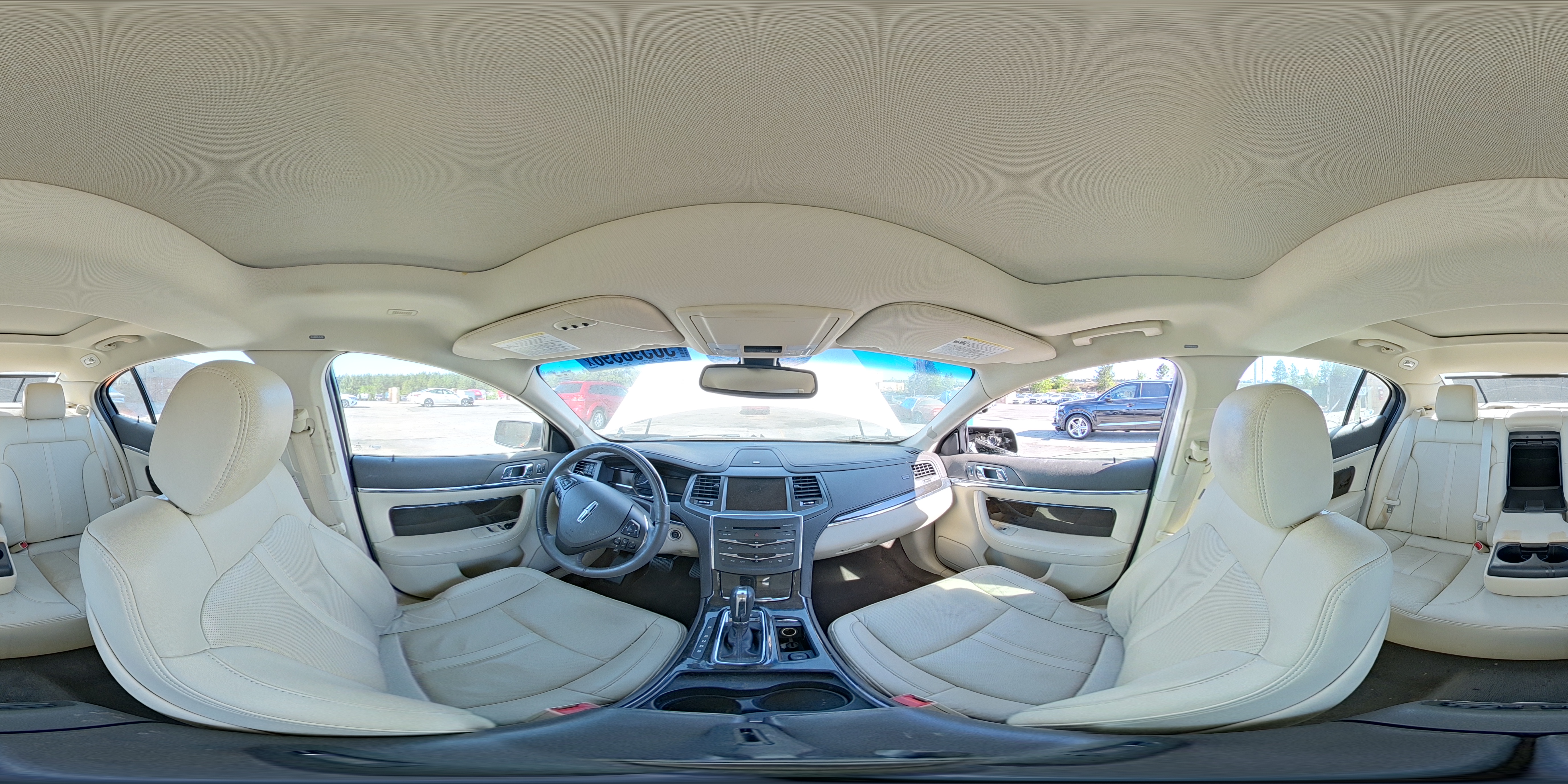 2015 Lincoln Mks White vin: 1LNHL9DK6FG600625