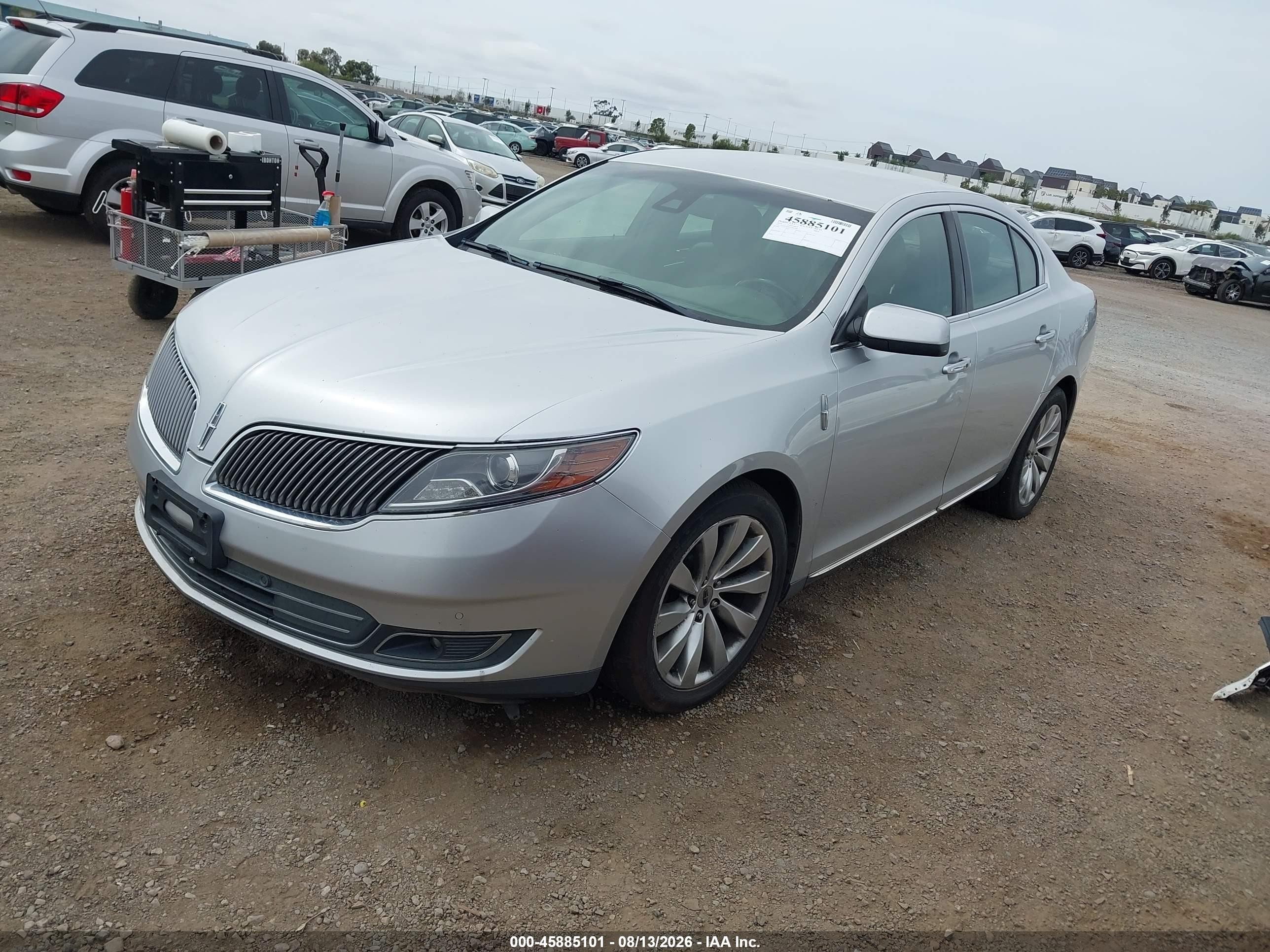 2013 Lincoln Mks   Silver vin: 1LNHL9DK7DG601988
