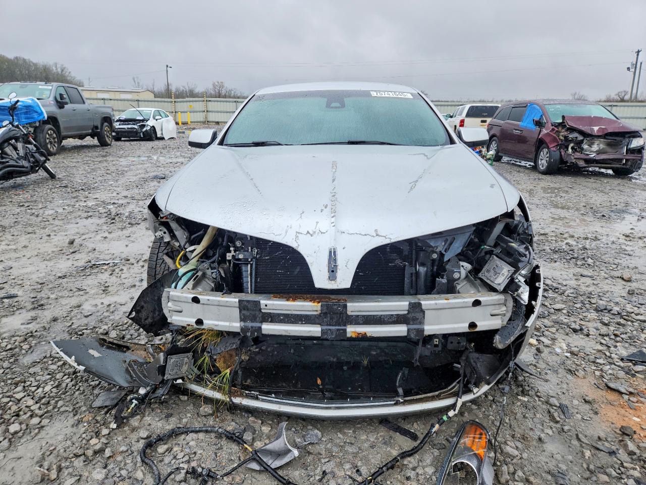2013 Lincoln Mks Silver vin: 1LNHL9DK7DG618774
