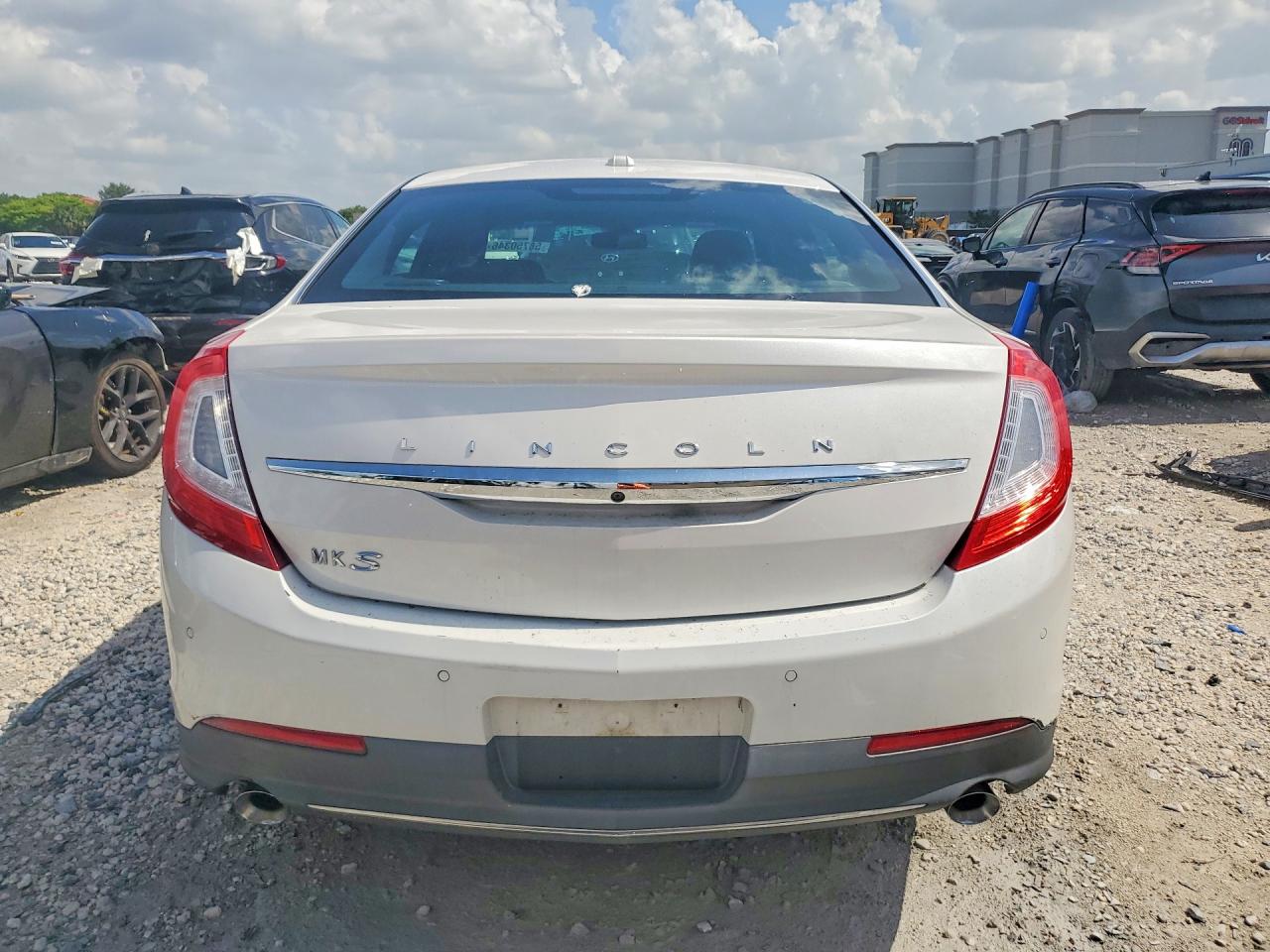 2015 Lincoln Mks Белый vin: 1LNHL9DK7FG607115