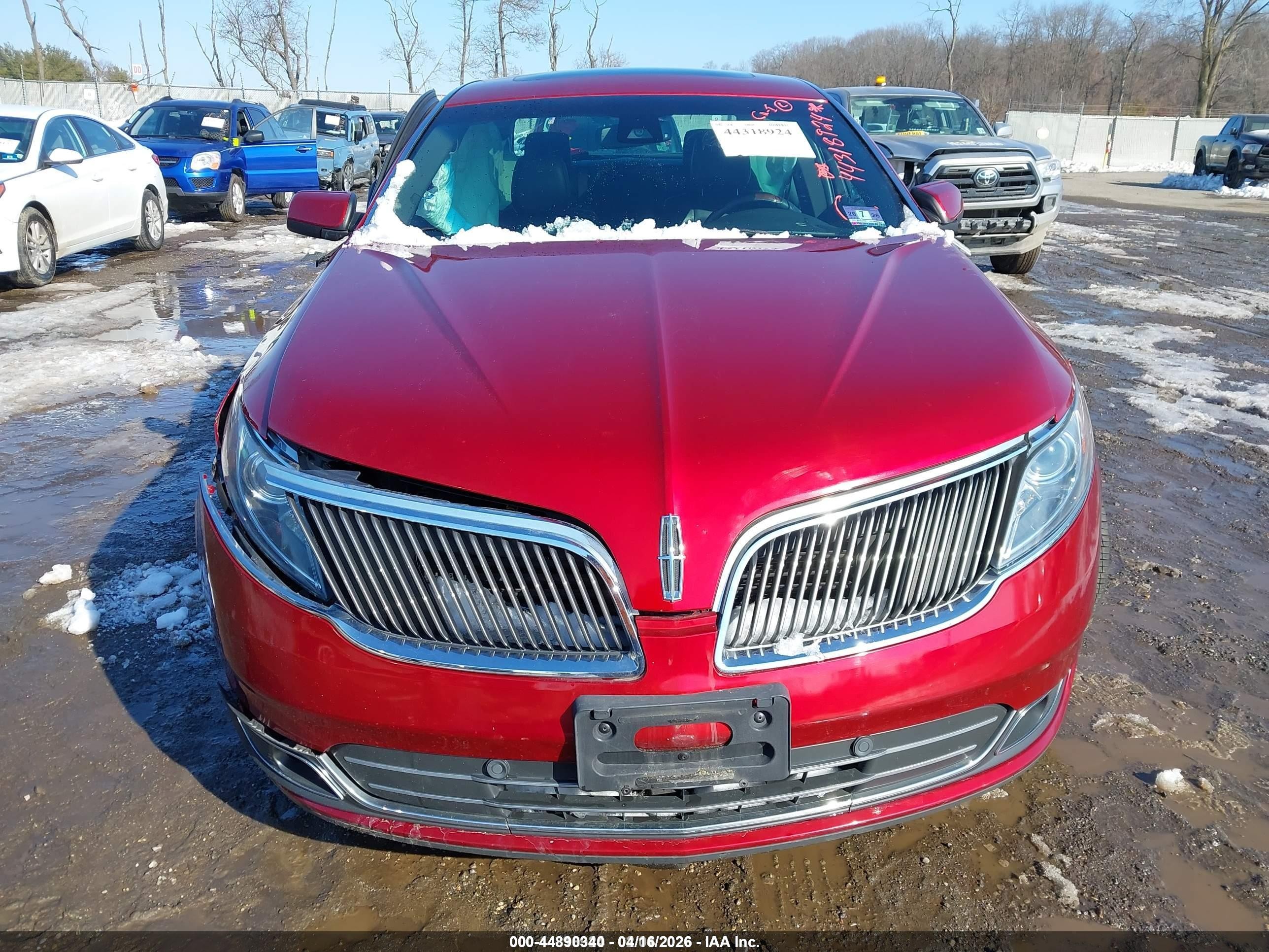 2013 Lincoln Mks   Burgundy vin: 1LNHL9DK8DG618394