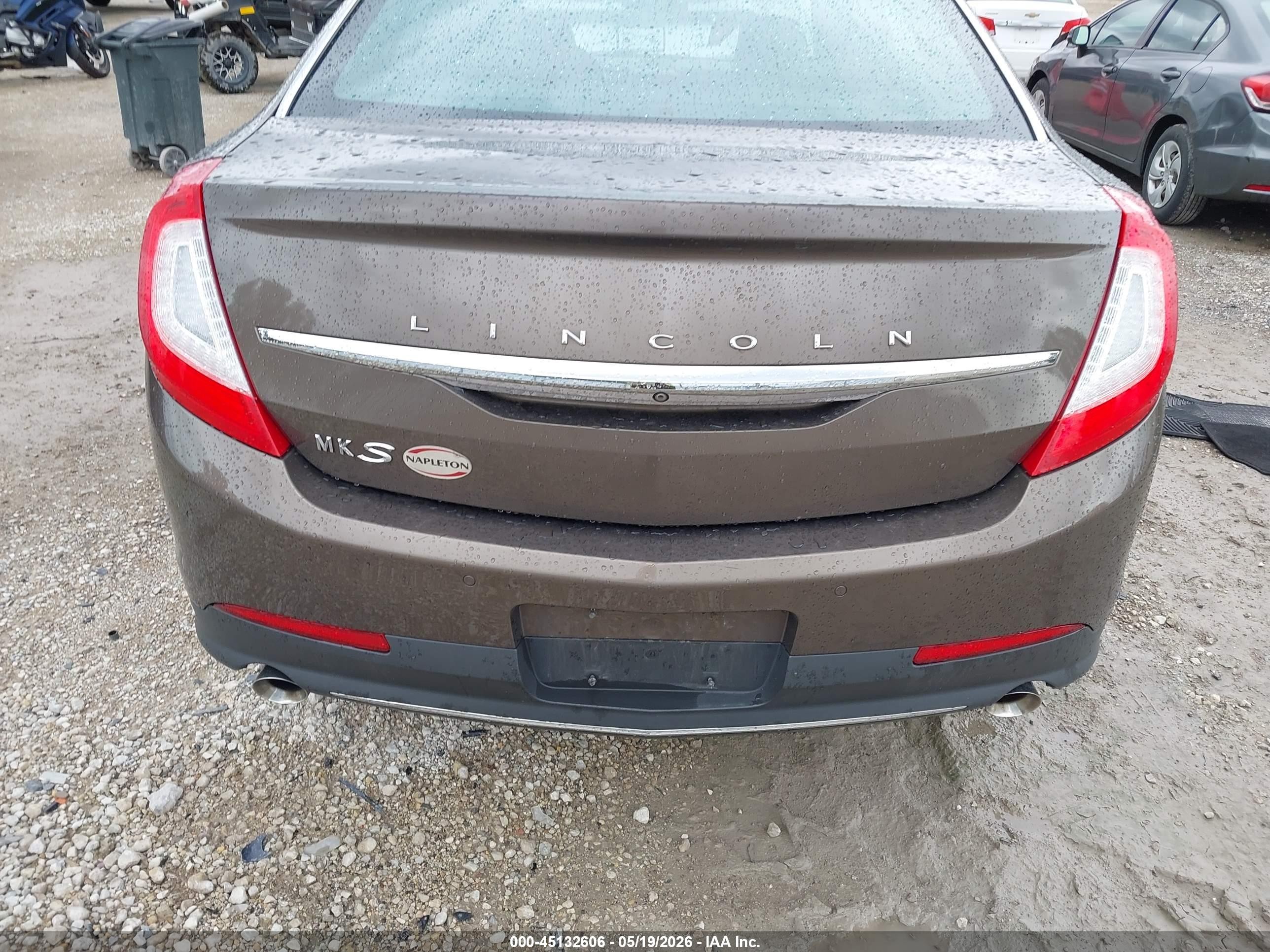 2015 Lincoln Mks   Коричневый vin: 1LNHL9DK8FG603056