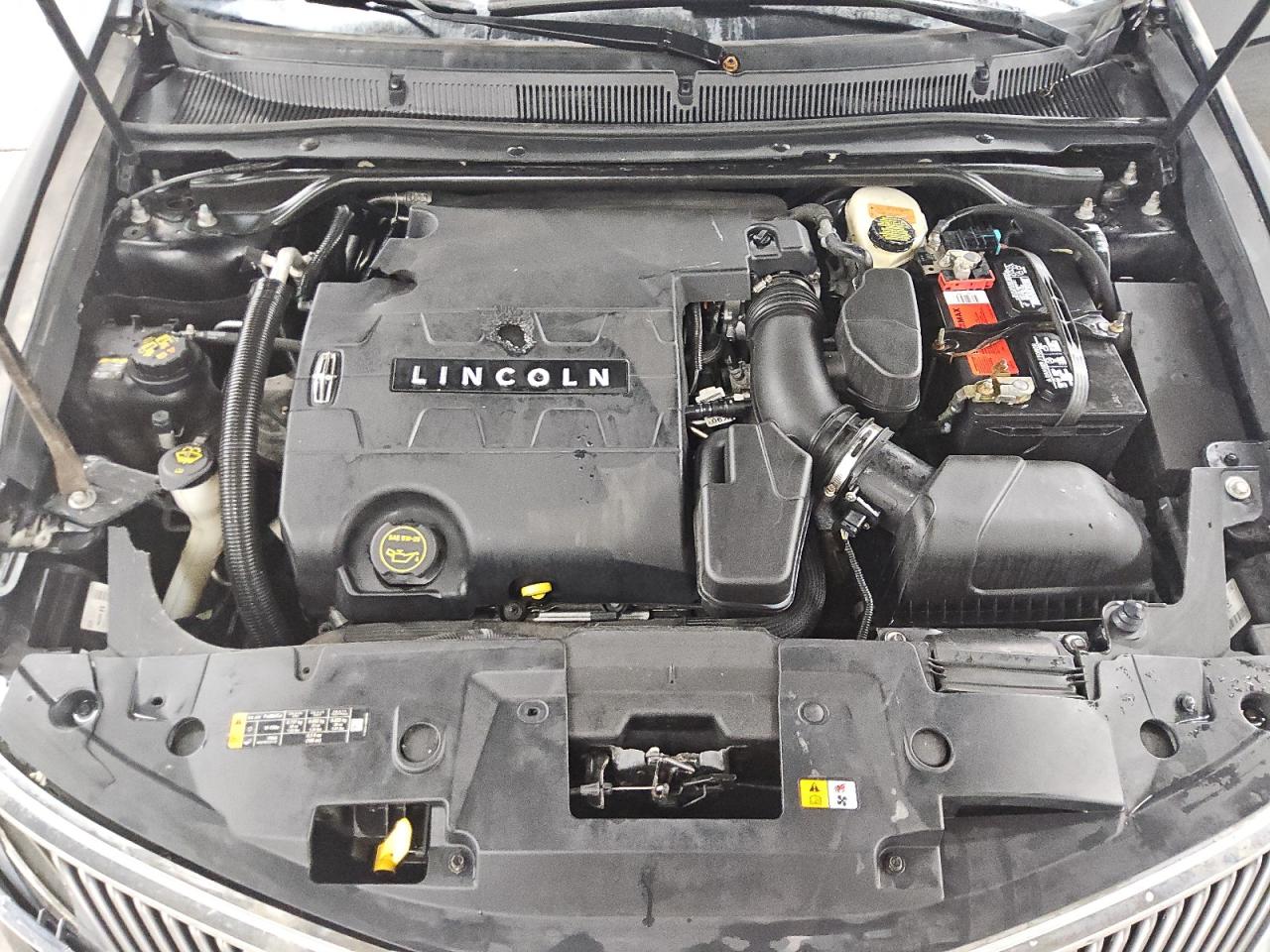 2015 Lincoln Mks Black vin: 1LNHL9DK8FG605079 Damage: Air Conditioner, Blows Warm, Repair Required