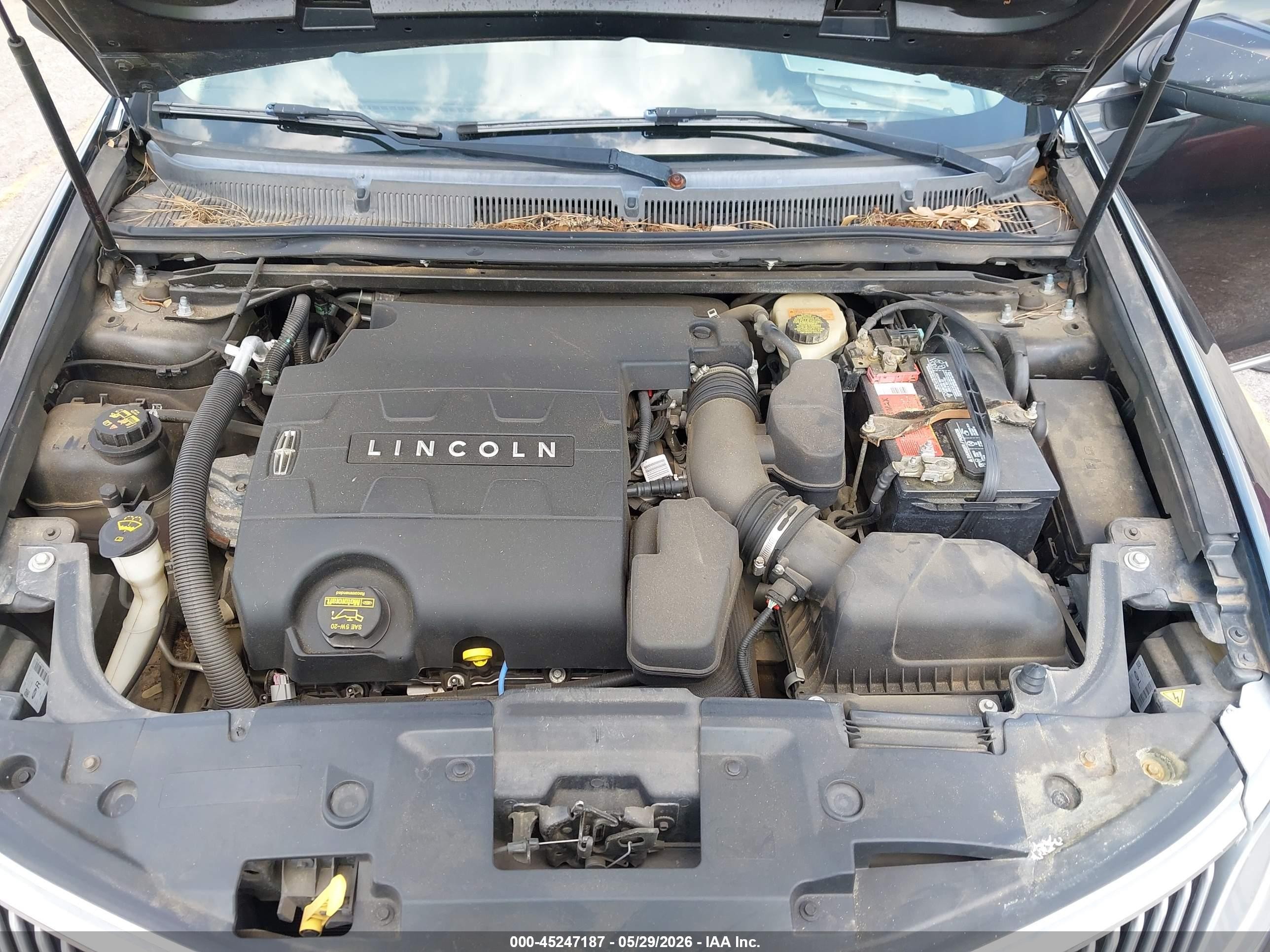2013 Lincoln Mks   Black vin: 1LNHL9DKXDG612340