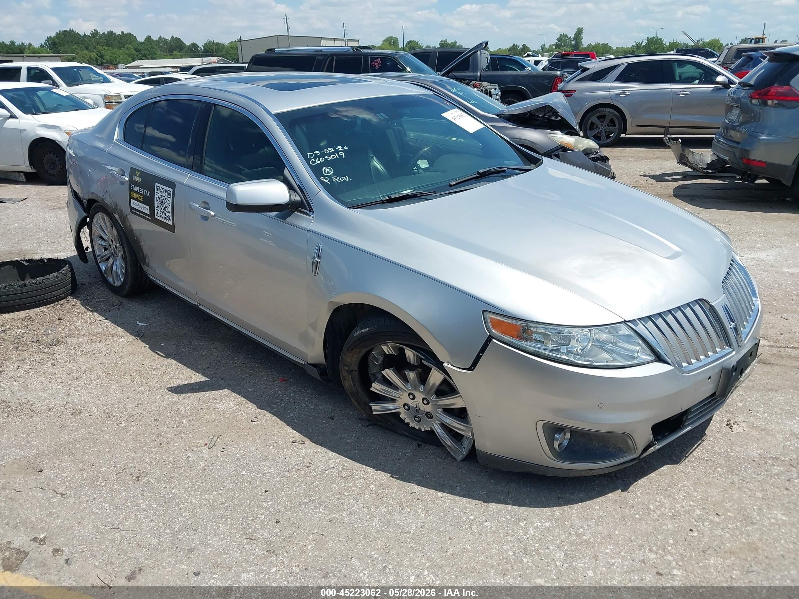 2012 Lincoln Mks   Silver vin: 1LNHL9DR1CG801311