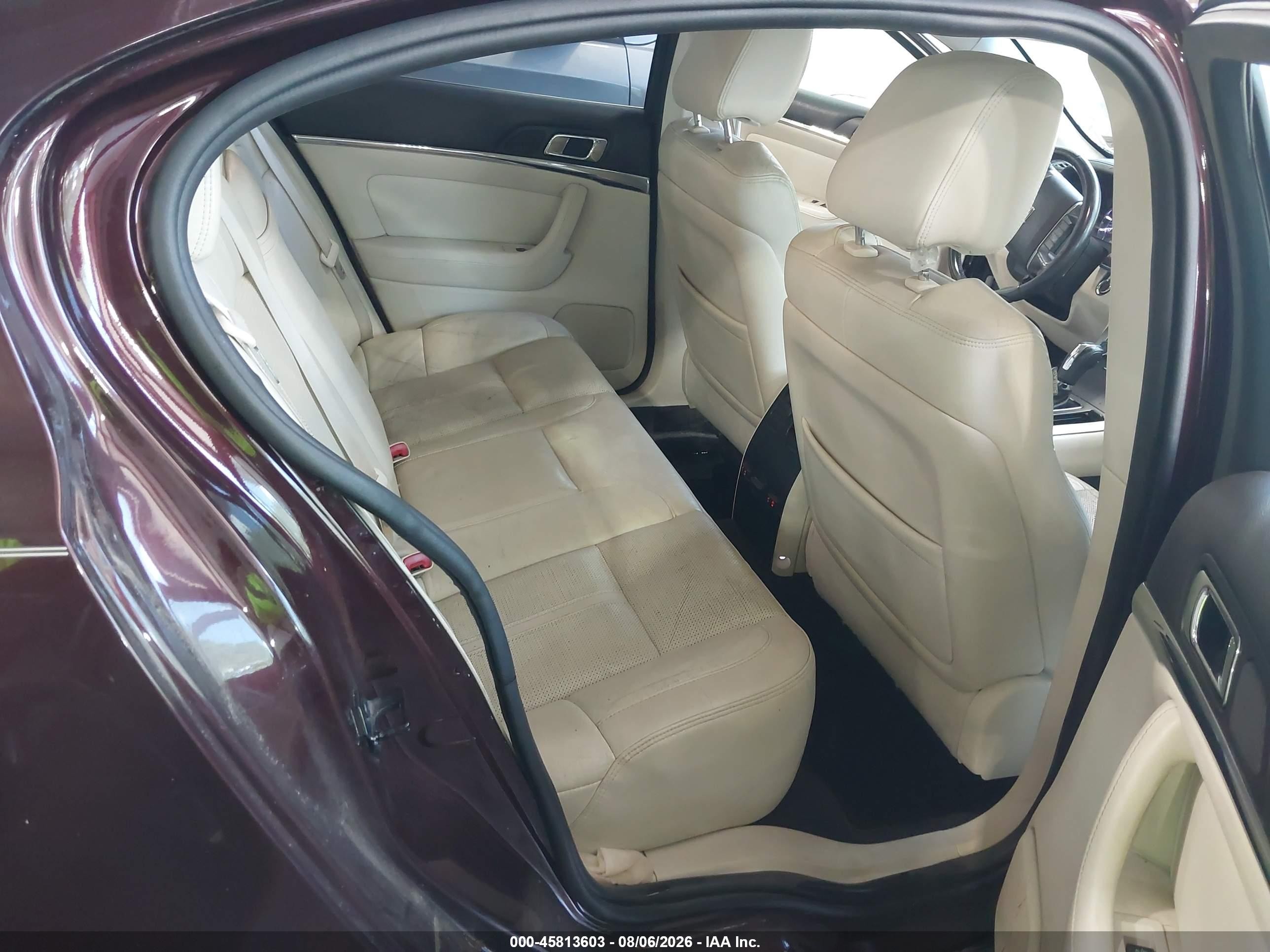 2011 Lincoln Mks   Бордовый vin: 1LNHL9DR2BG603027