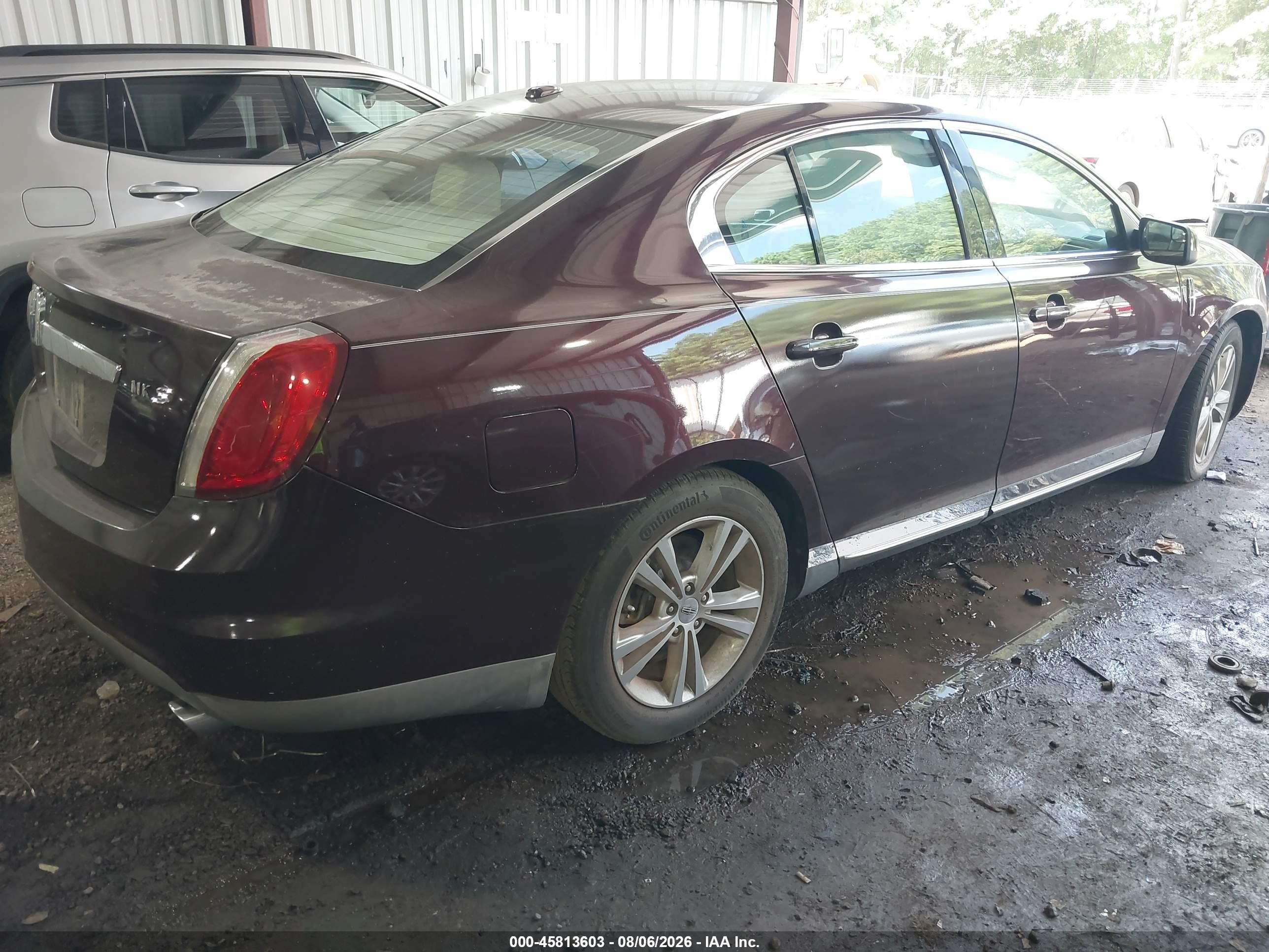 2011 Lincoln Mks   Бордовый vin: 1LNHL9DR2BG603027