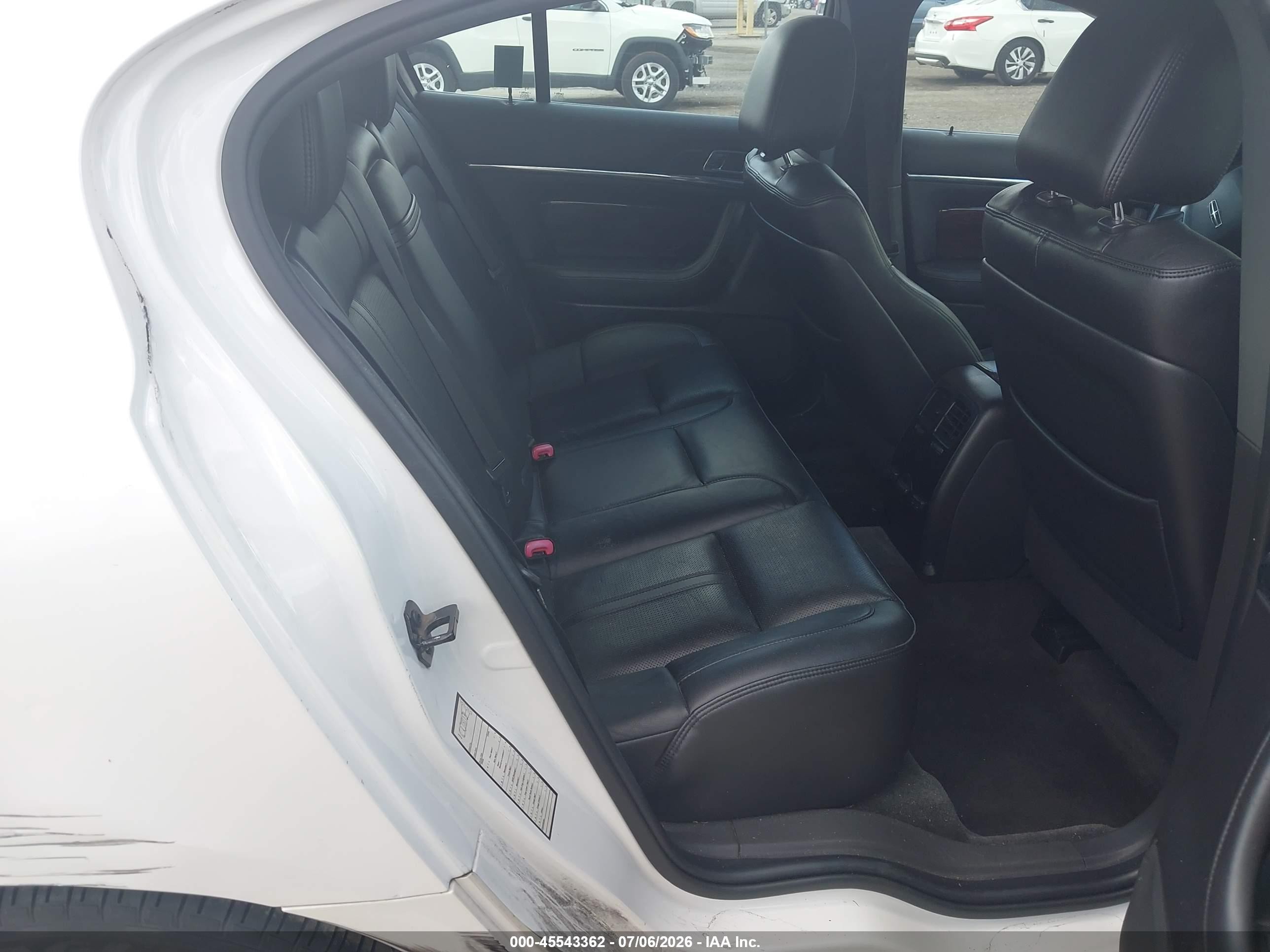 2012 Lincoln Mks   Белый vin: 1LNHL9DR2CG807585