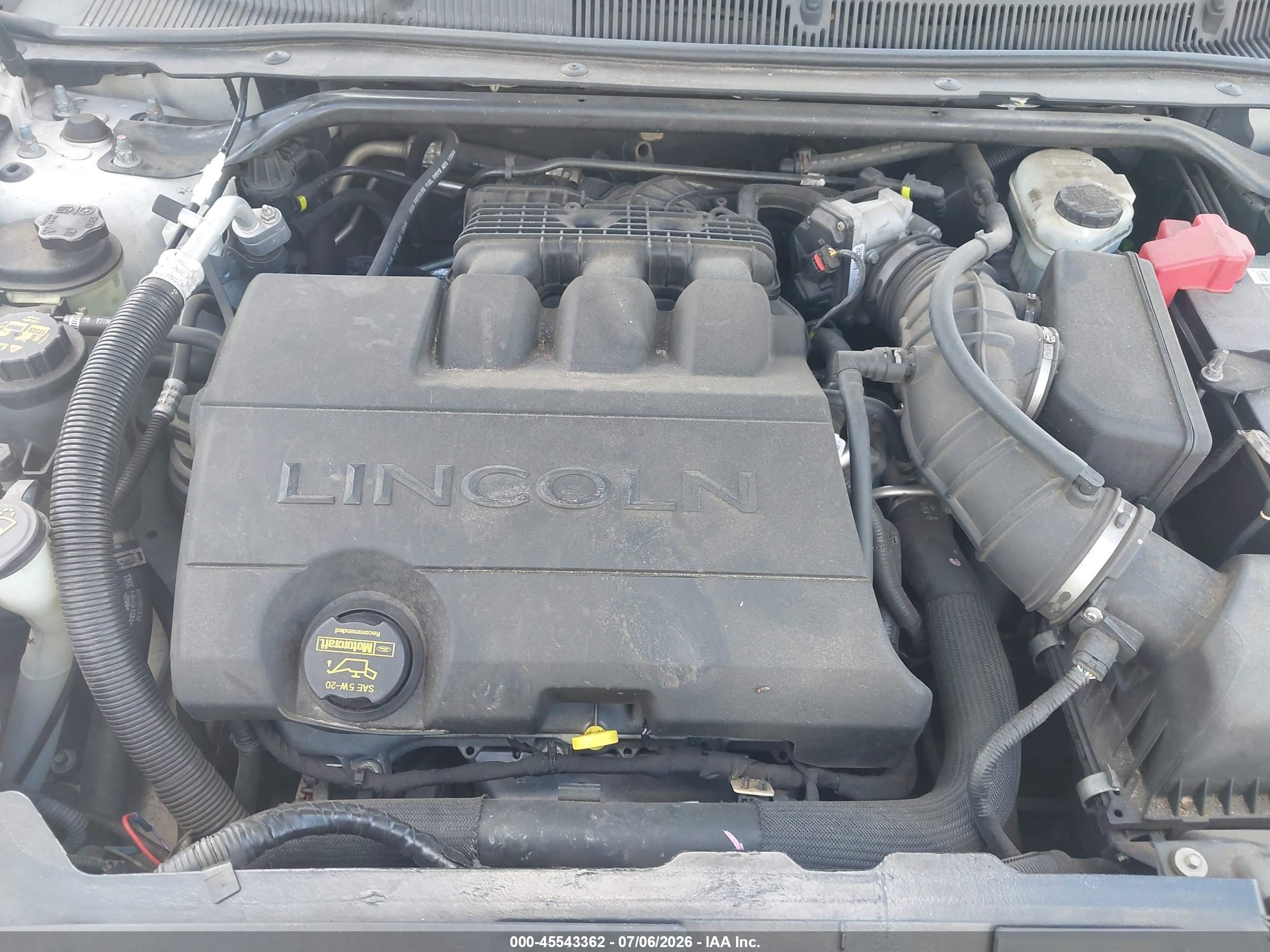 2012 Lincoln Mks   Белый vin: 1LNHL9DR2CG807585