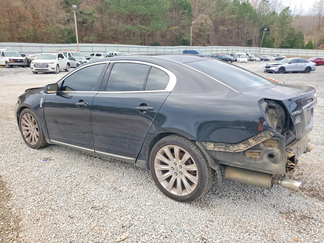 2011 Lincoln Mks Черный vin: 1LNHL9DR4BG609072