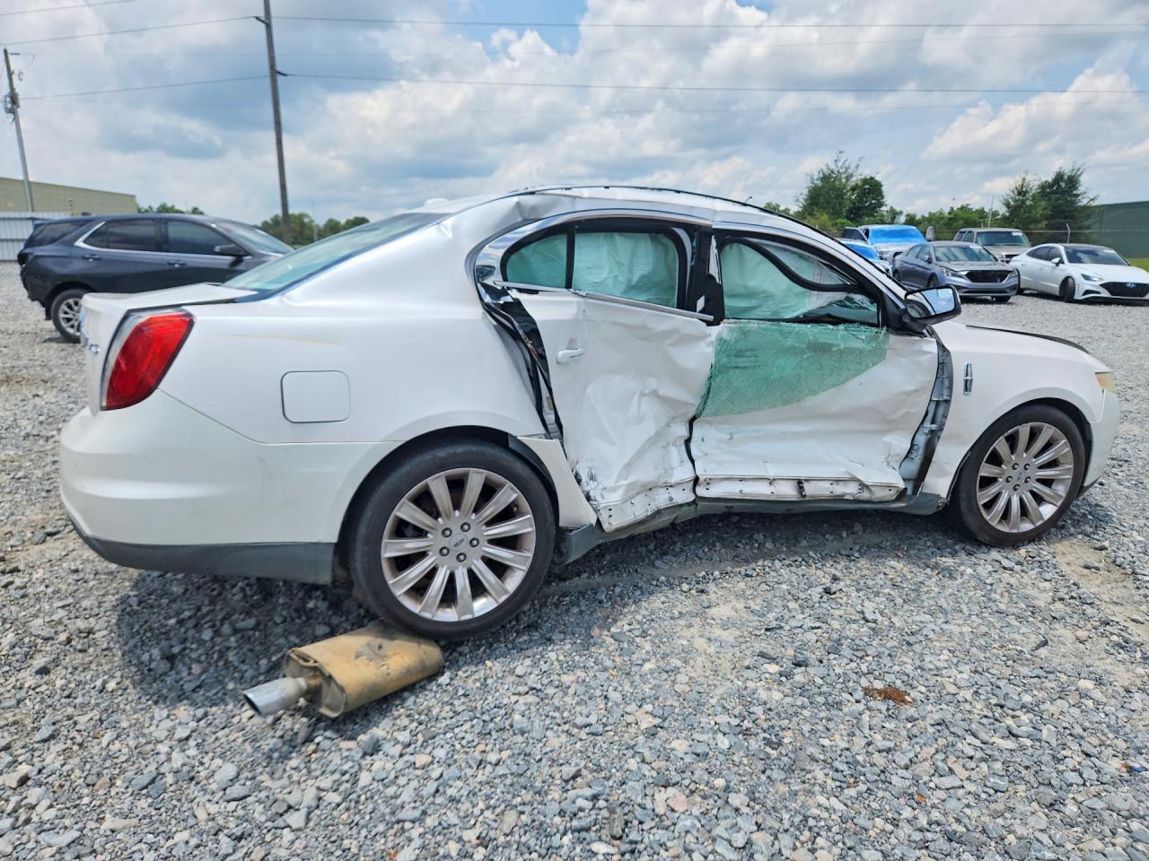 2011 Lincoln Mks Белый vin: 1LNHL9DR4BG611646