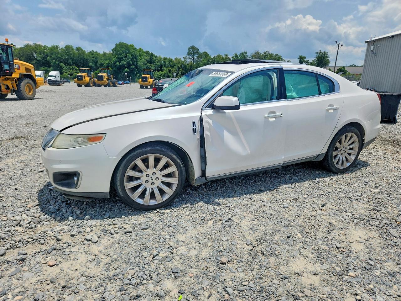 2011 Lincoln Mks White vin: 1LNHL9DR4BG611646