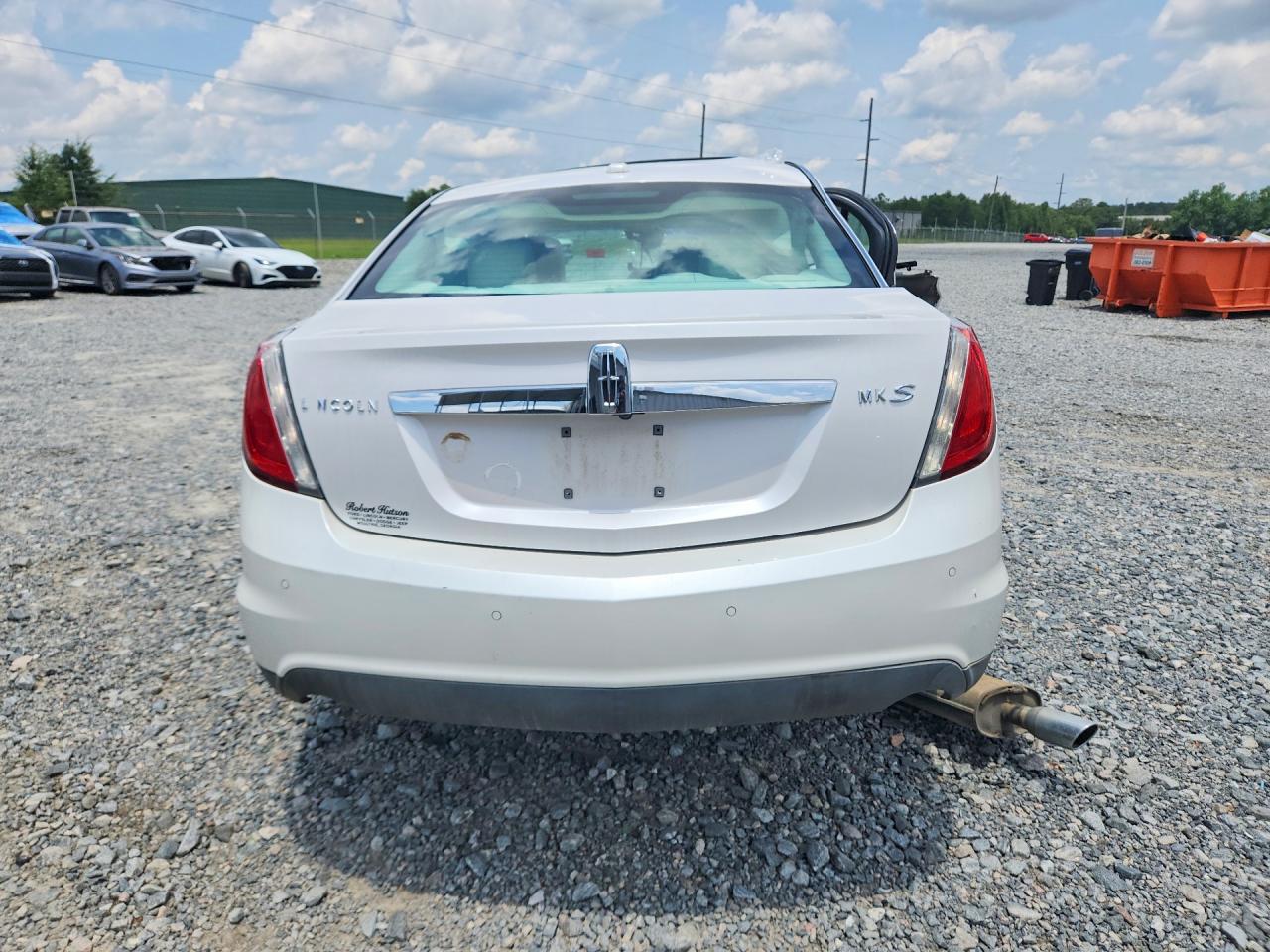 2011 Lincoln Mks Белый vin: 1LNHL9DR4BG611646