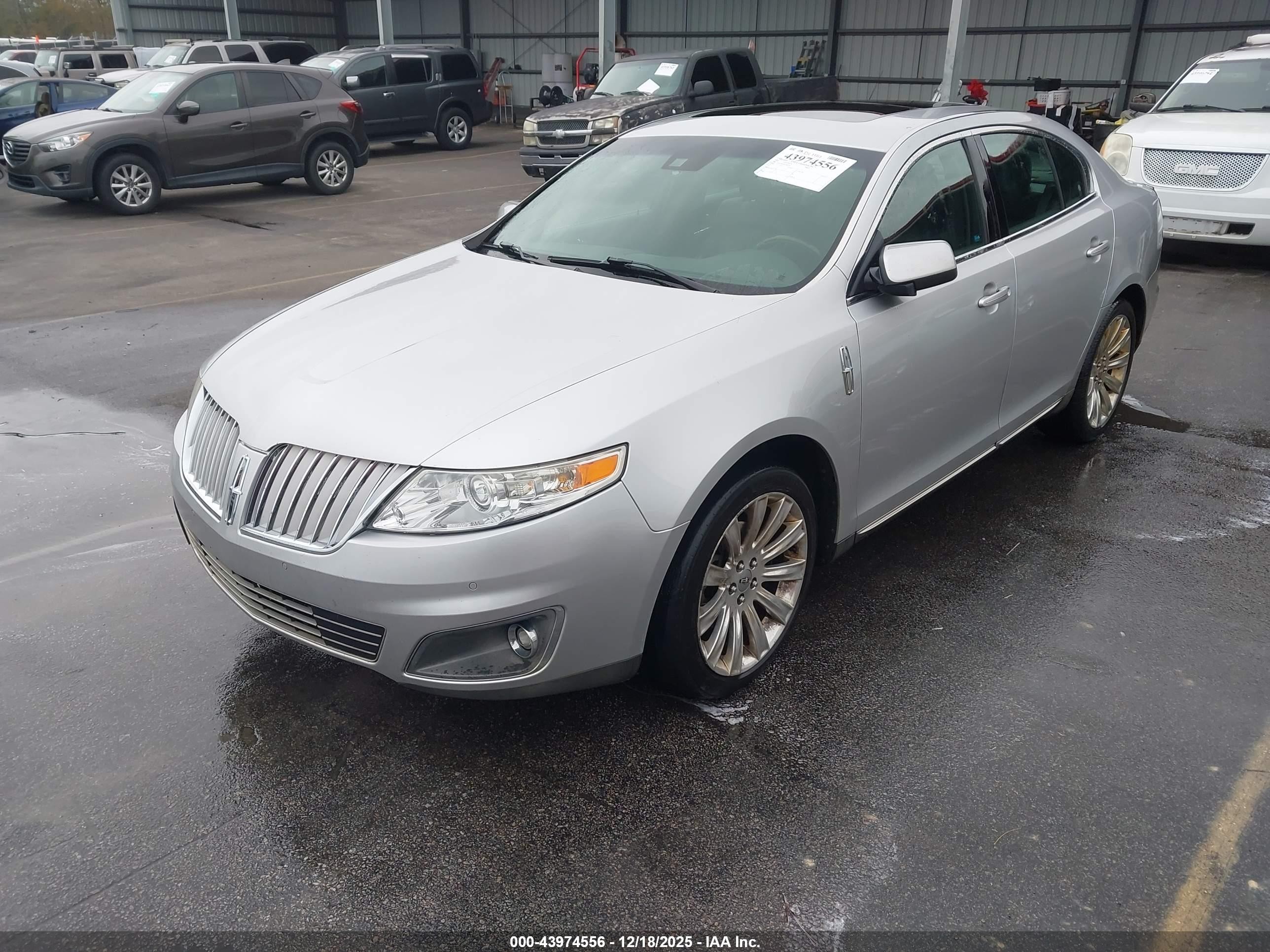 2012 Lincoln Mks   Silver vin: 1LNHL9DR4CG804364
