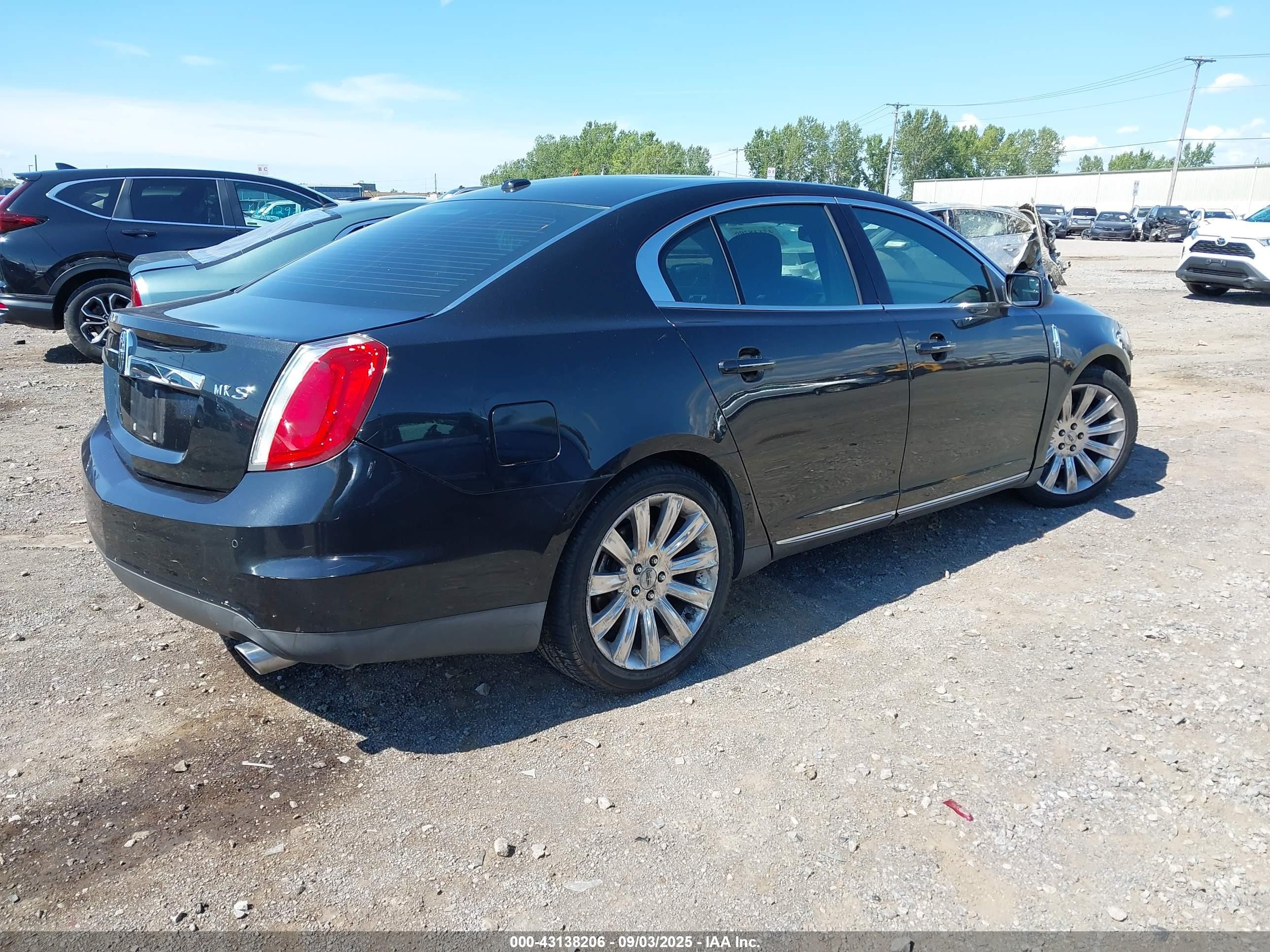 2011 Lincoln Mks   Черный vin: 1LNHL9DR5BG610005
