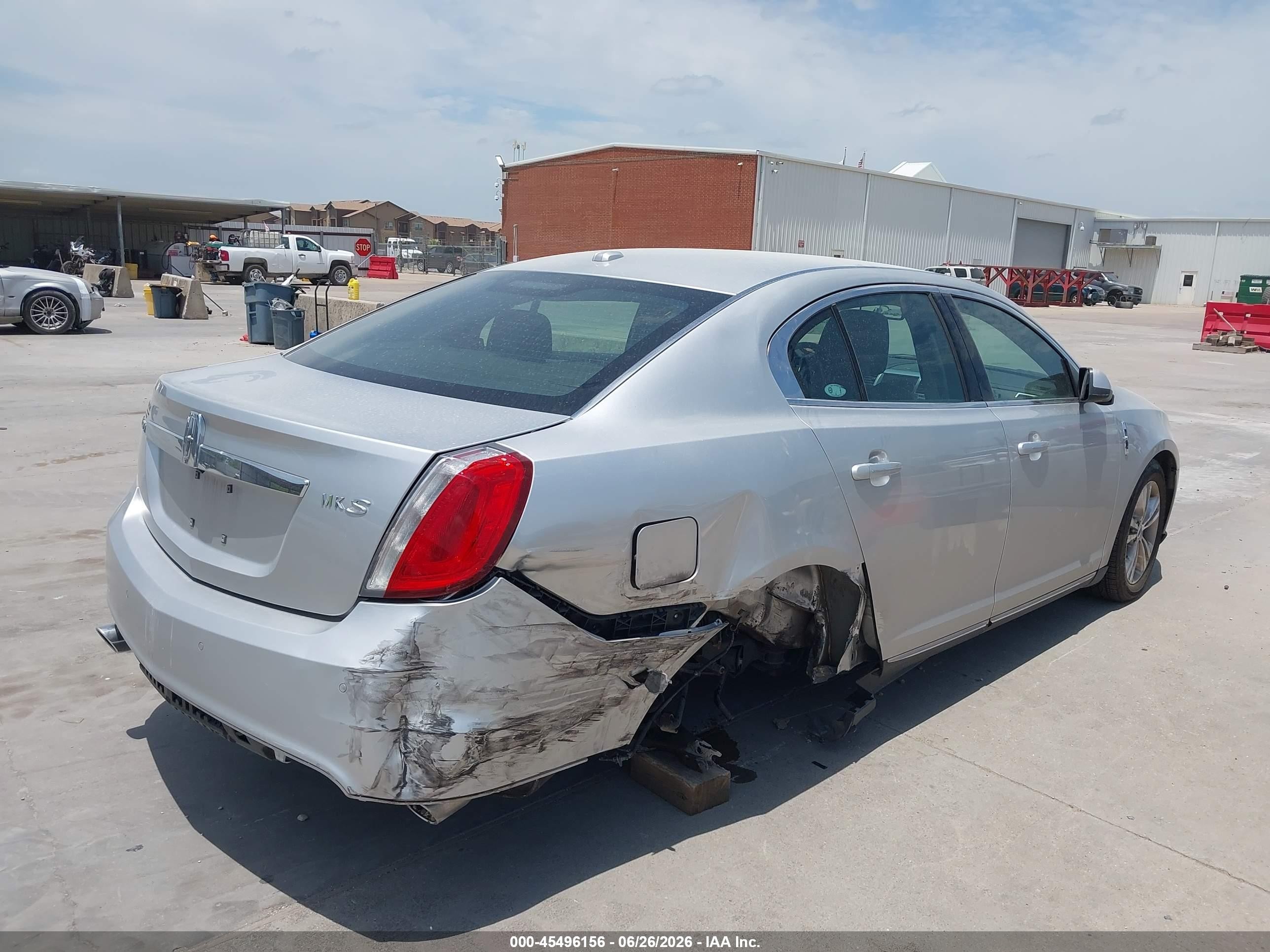2010 Lincoln Mks   Silver vin: 1LNHL9DR6AG606558