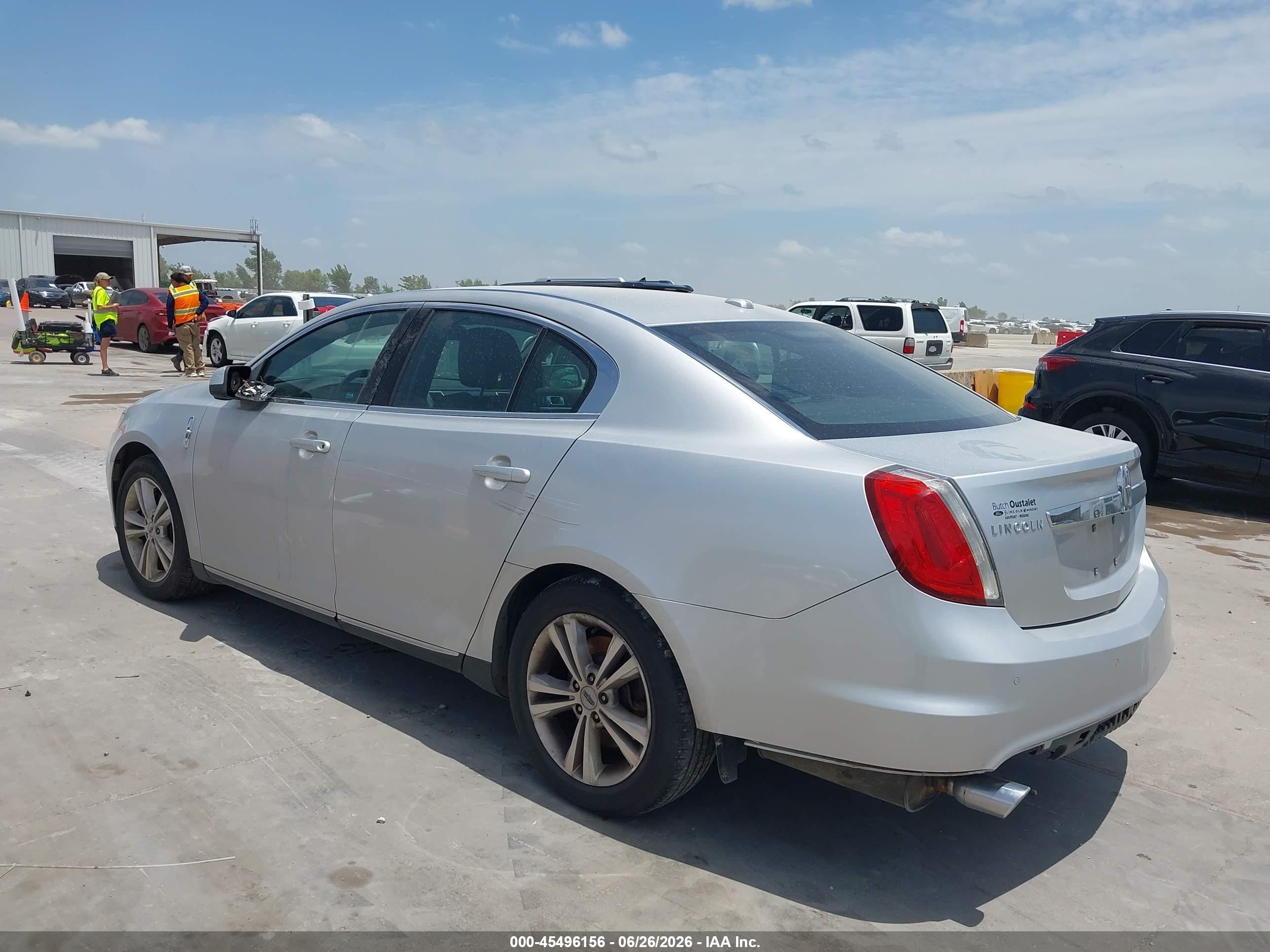2010 Lincoln Mks   Silver vin: 1LNHL9DR6AG606558