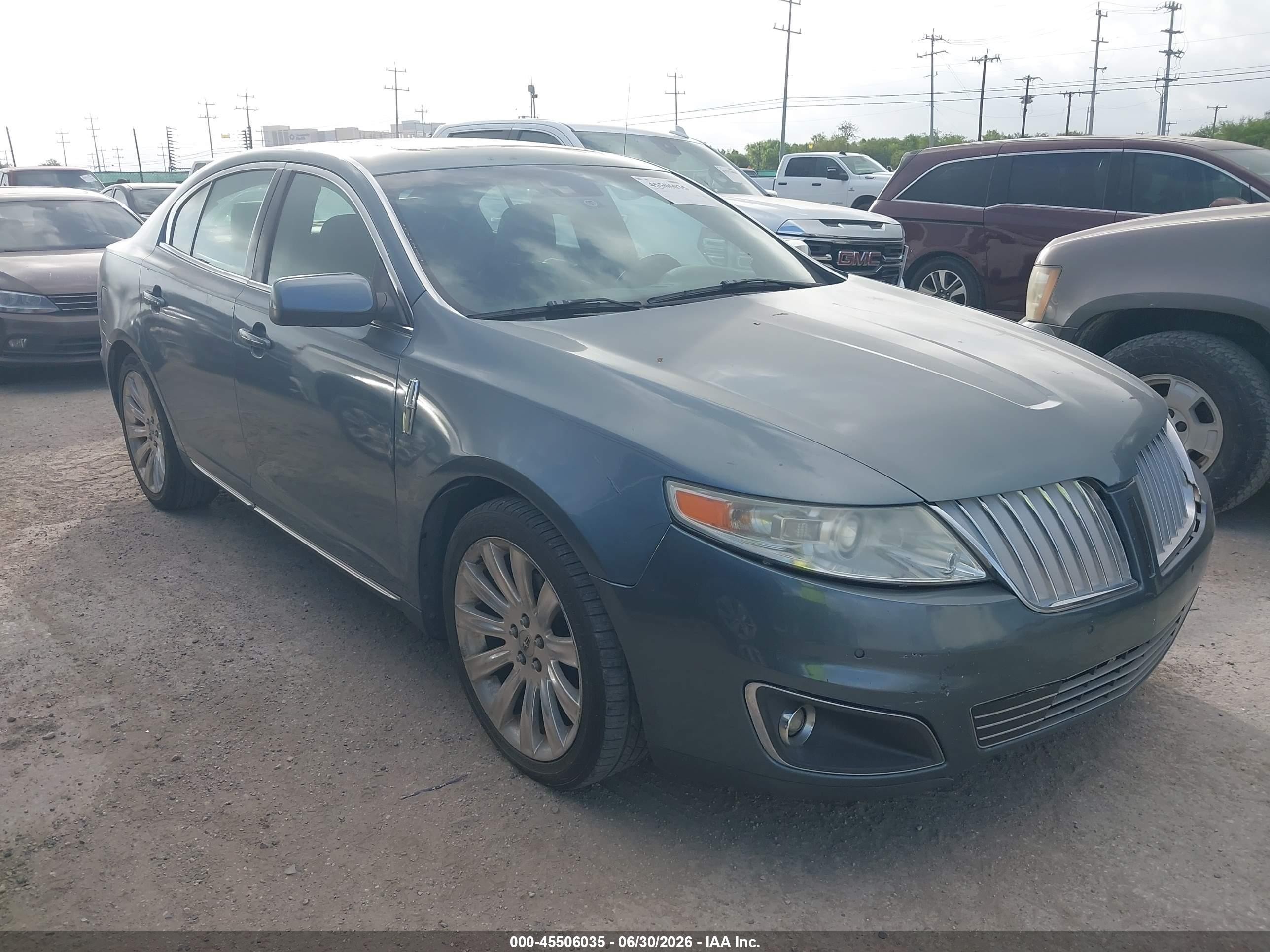 2010 Lincoln Mks   Light Blue vin: 1LNHL9DR8AG602706
