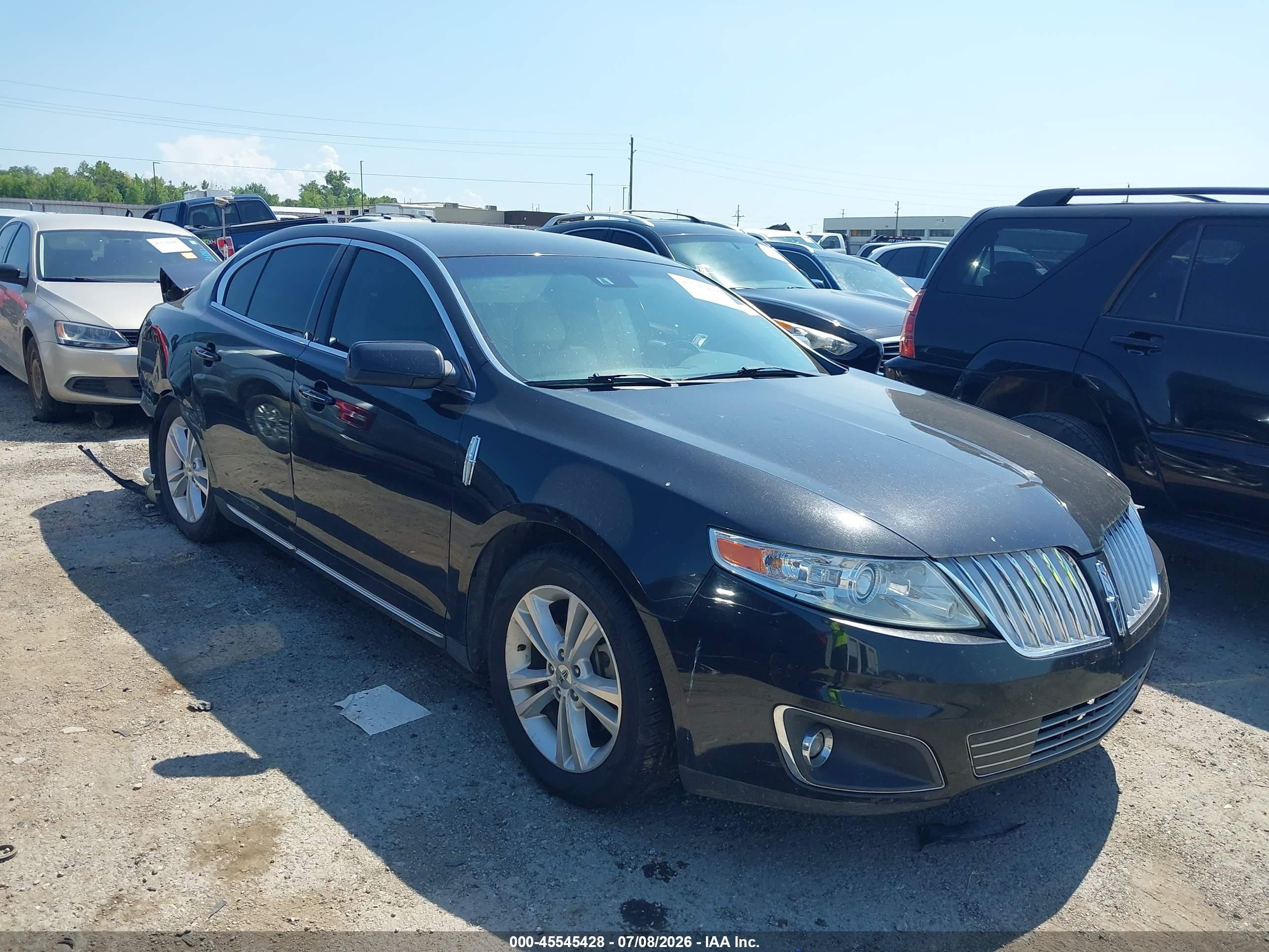 2011 Lincoln Mks Черный vin: 1LNHL9DR8BG601024