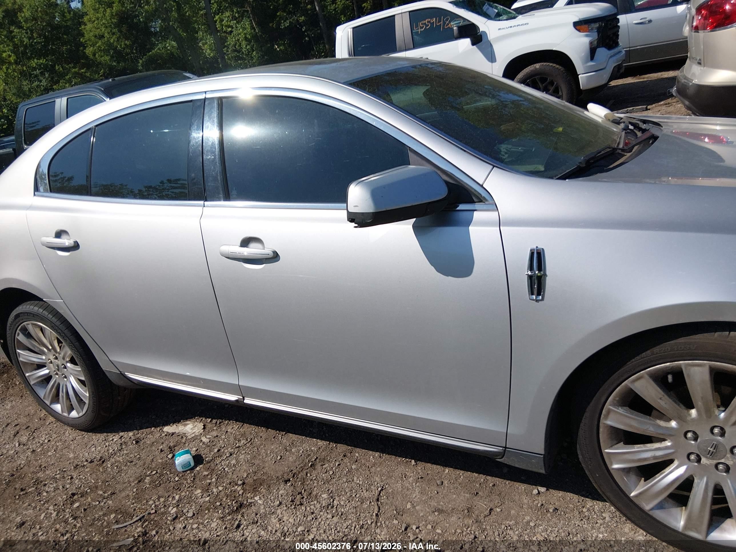 2011 Lincoln Mks   Silver vin: 1LNHL9DR8BG614730