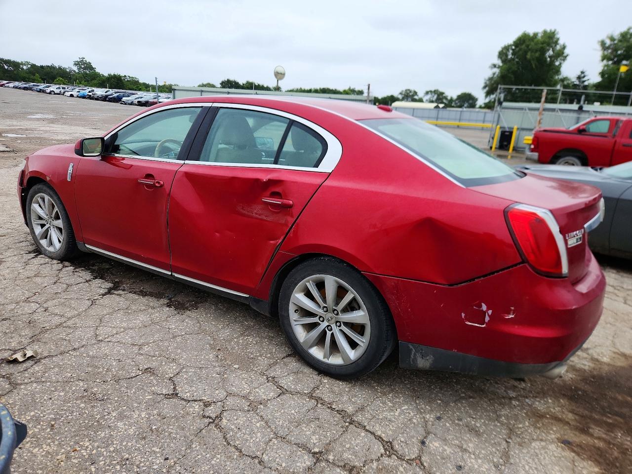 2012 Lincoln Mks Бордовый vin: 1LNHL9DR9CG807079