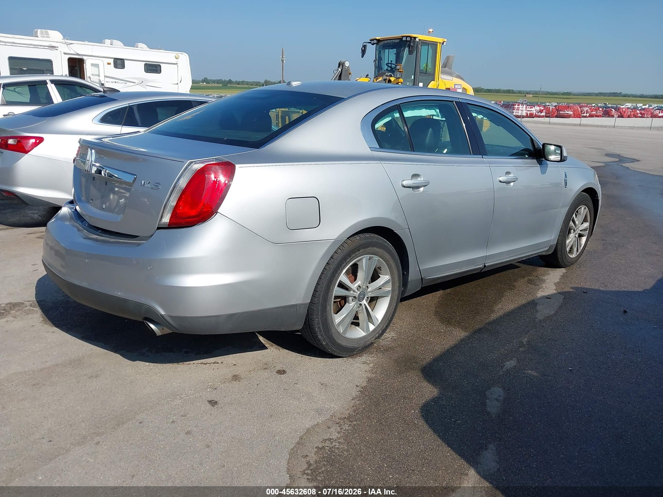 2012 Lincoln Mks   Silver vin: 1LNHL9DRXCG800237