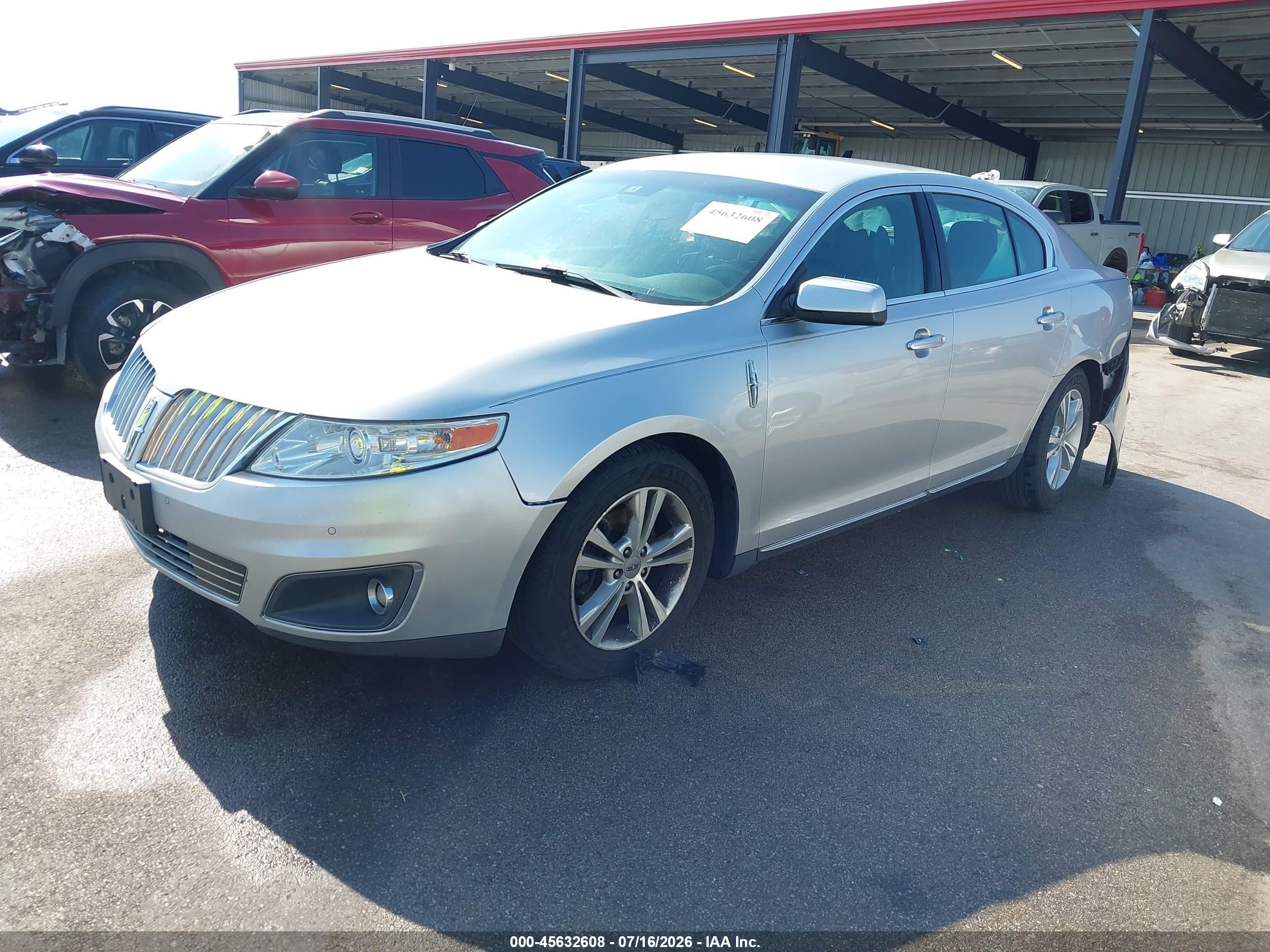 2012 Lincoln Mks   Silver vin: 1LNHL9DRXCG800237