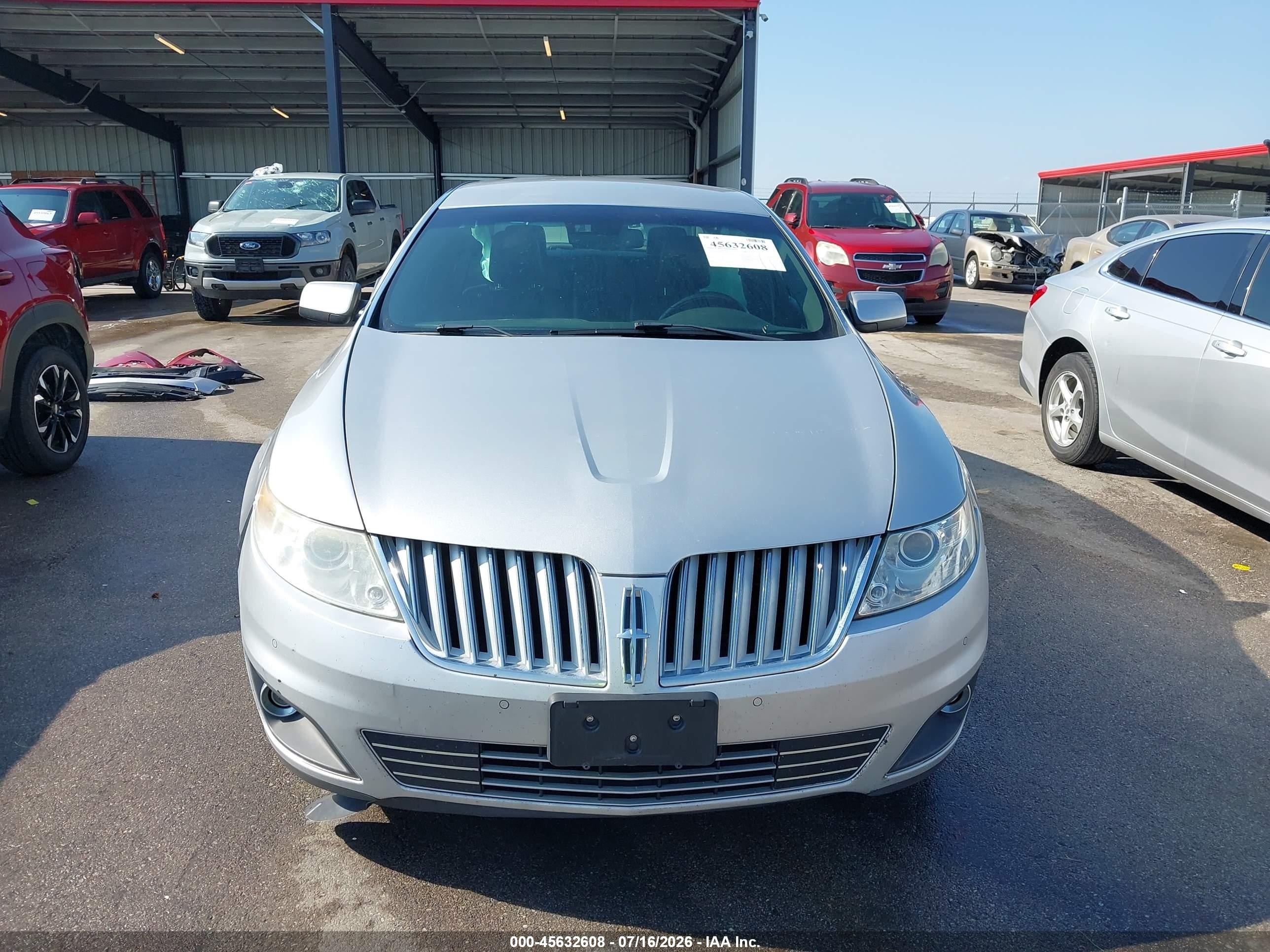 2012 Lincoln Mks   Silver vin: 1LNHL9DRXCG800237