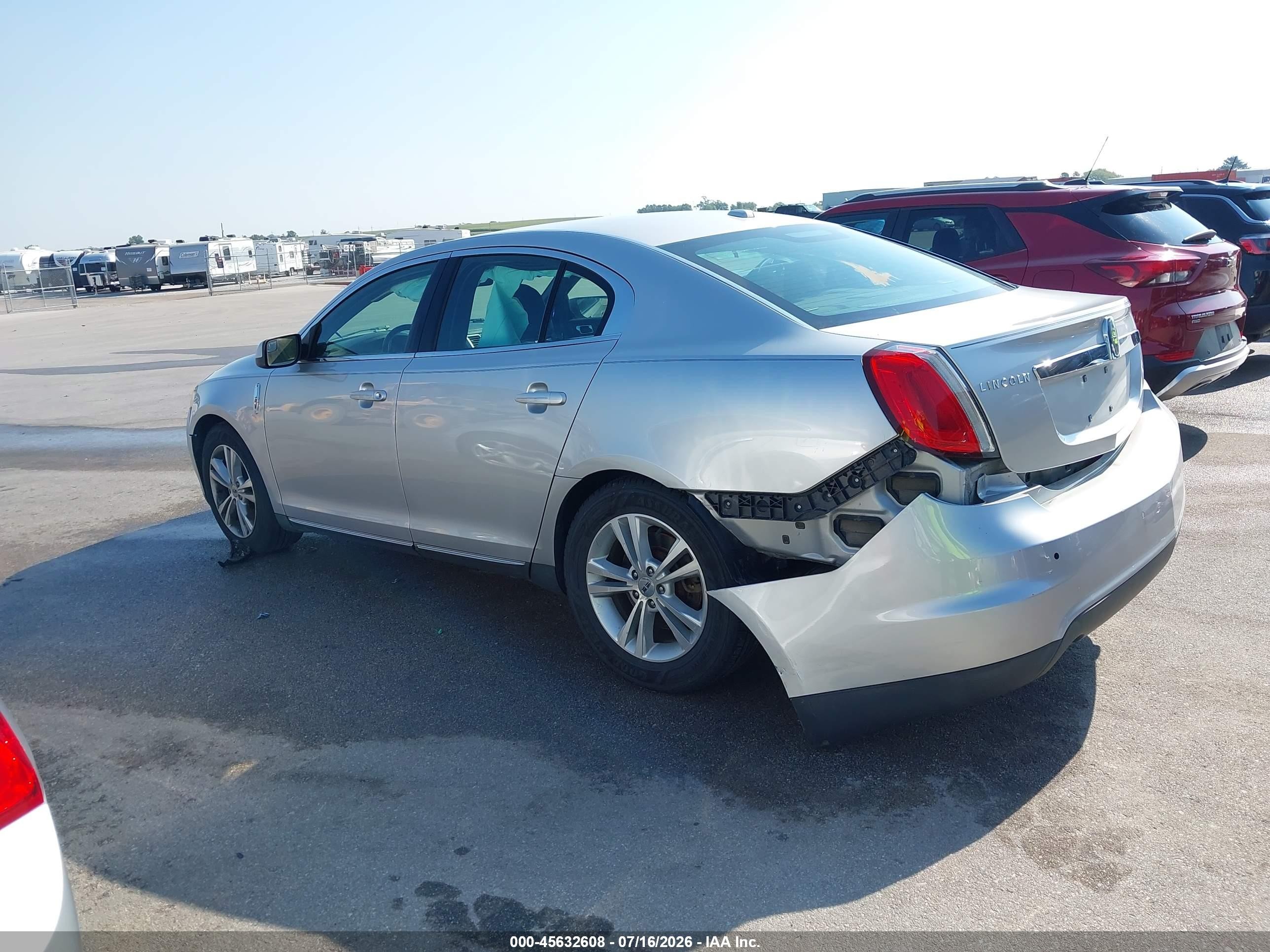 2012 Lincoln Mks   Silver vin: 1LNHL9DRXCG800237