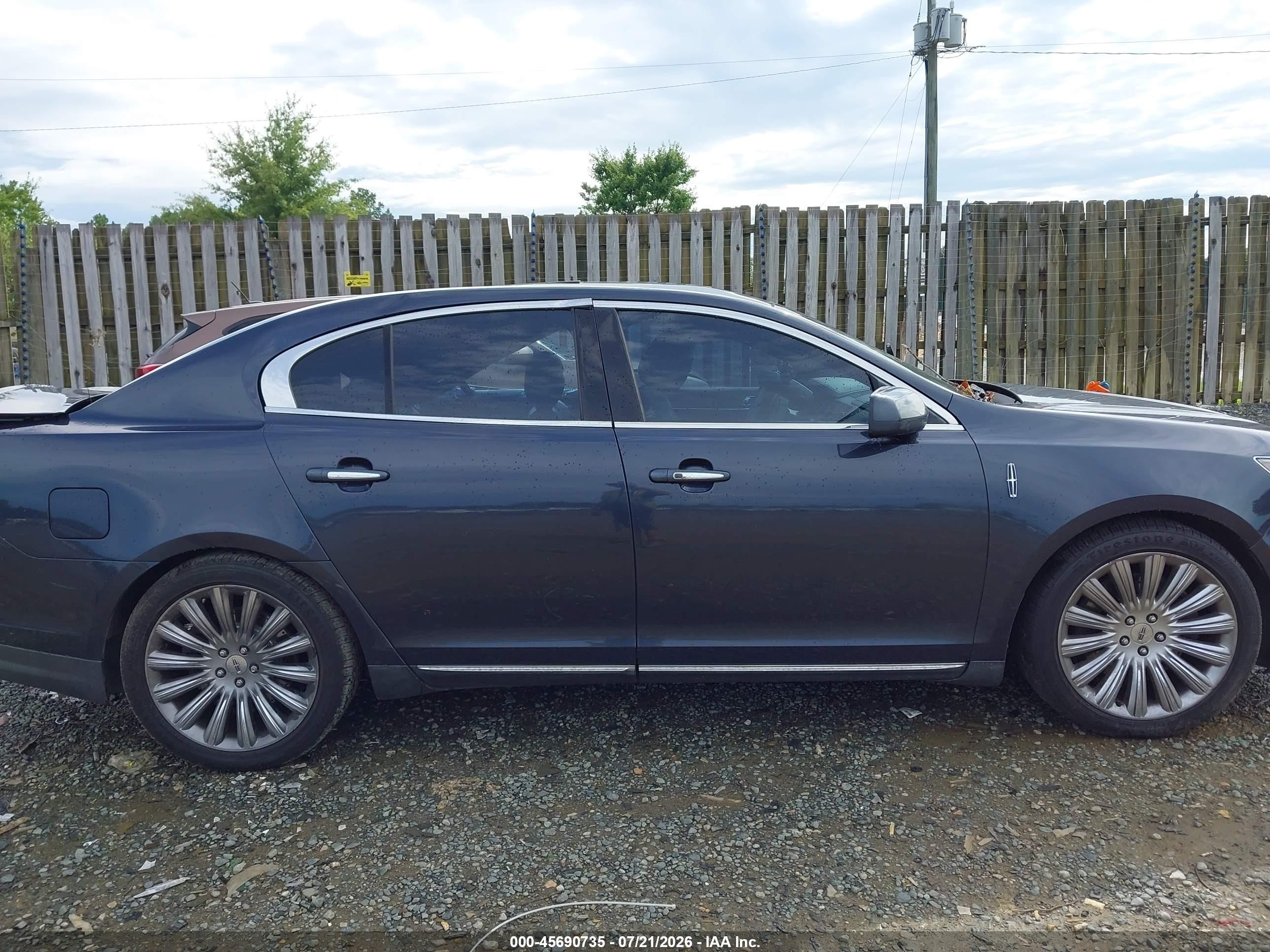 2014 Lincoln Mks   Gray vin: 1LNHL9EK6EG604123