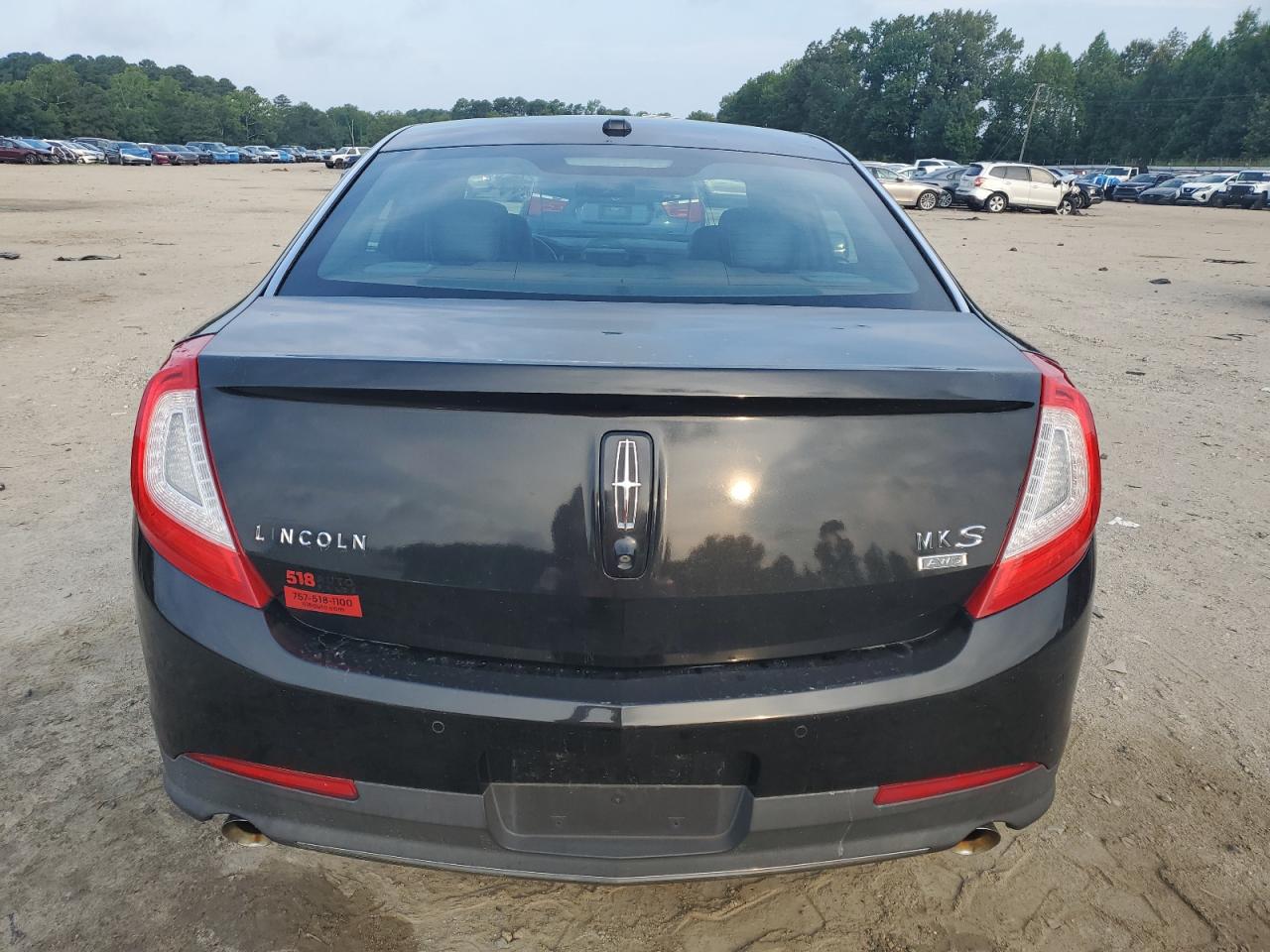2014 Lincoln Mks Black vin: 1LNHL9EK8EG603717