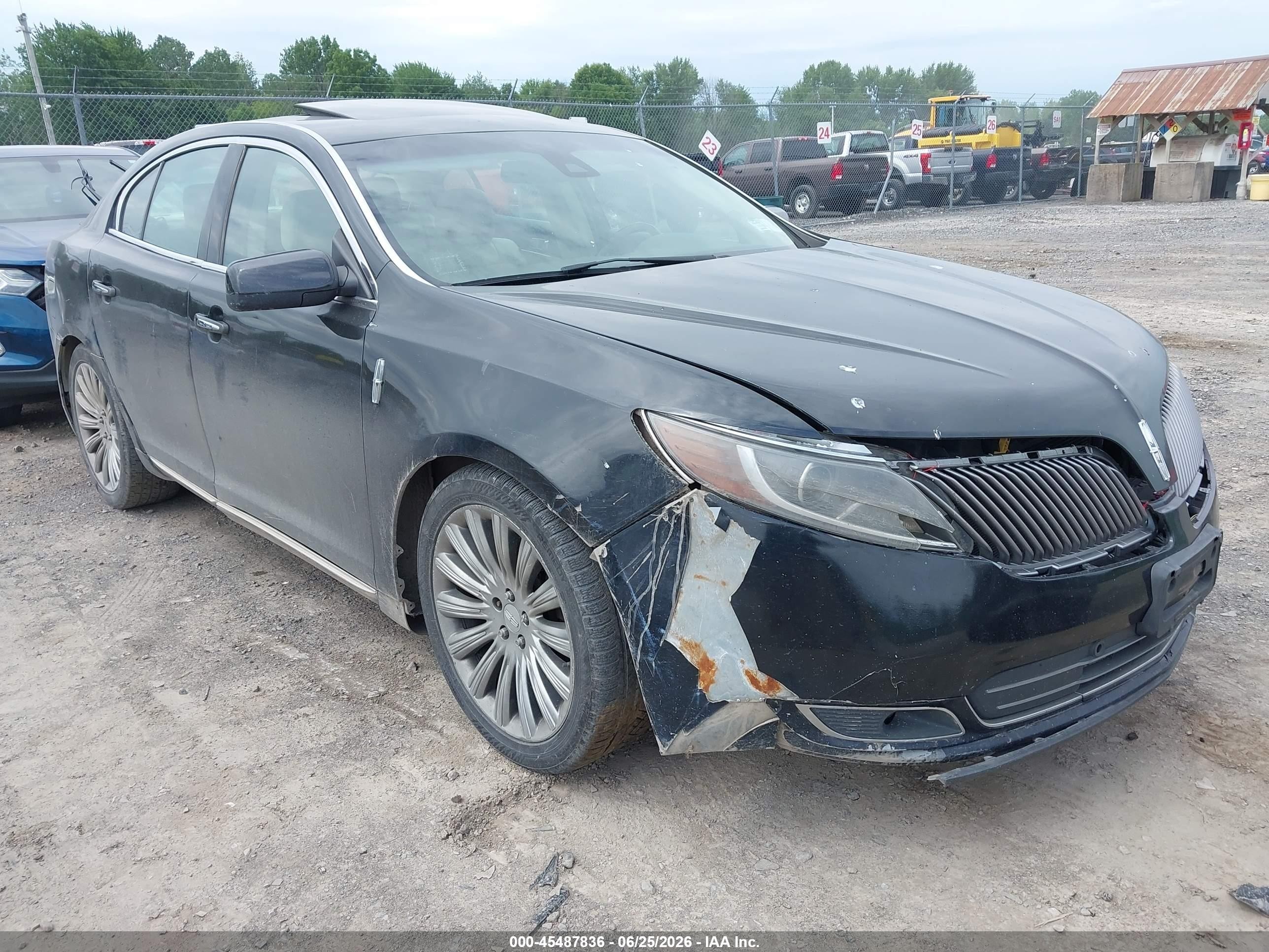 2013 Lincoln Mks   Black vin: 1LNHL9EKXDG606763