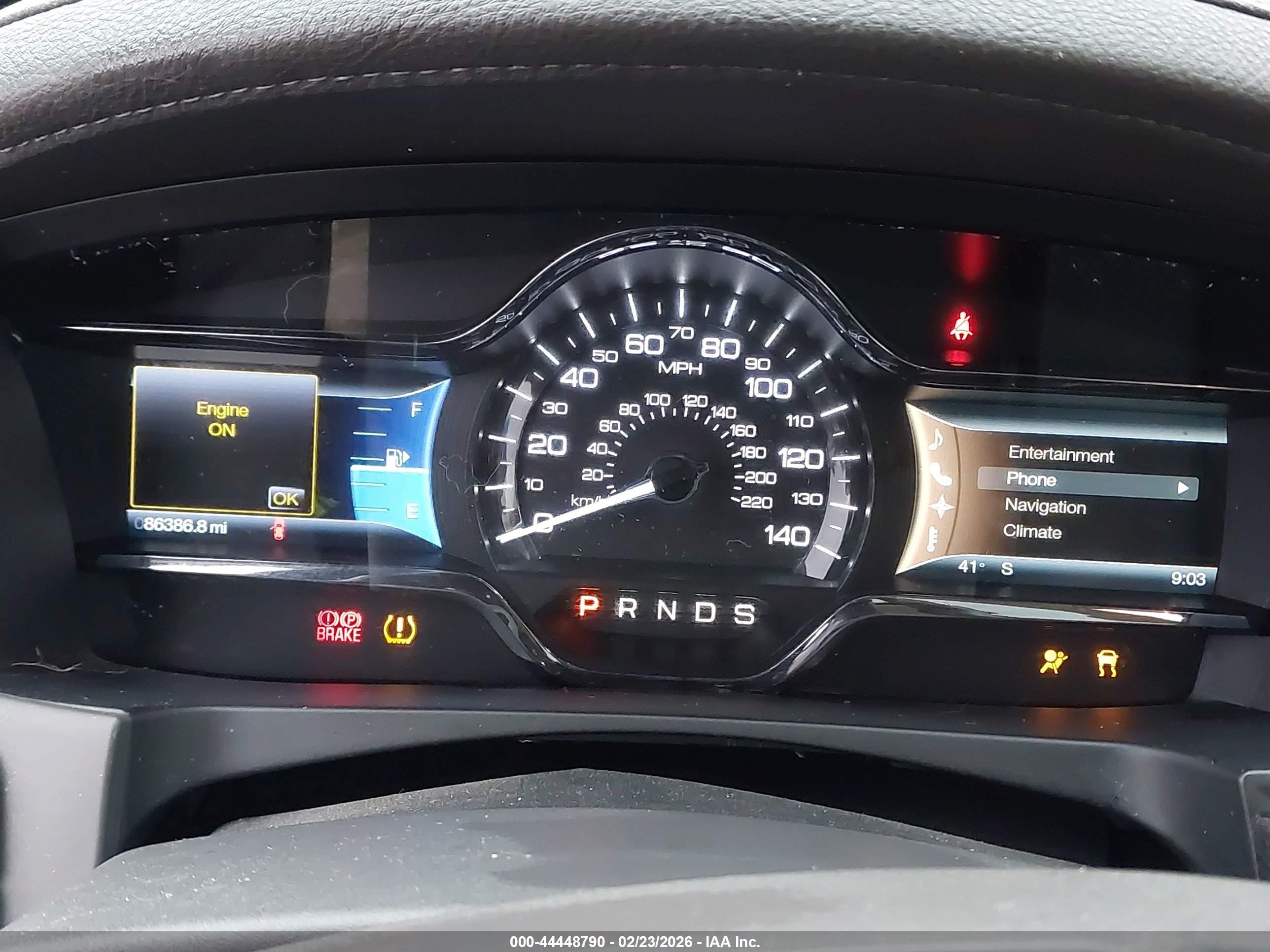 2013 Lincoln Mks Red vin: 1LNHL9EKXDG615527