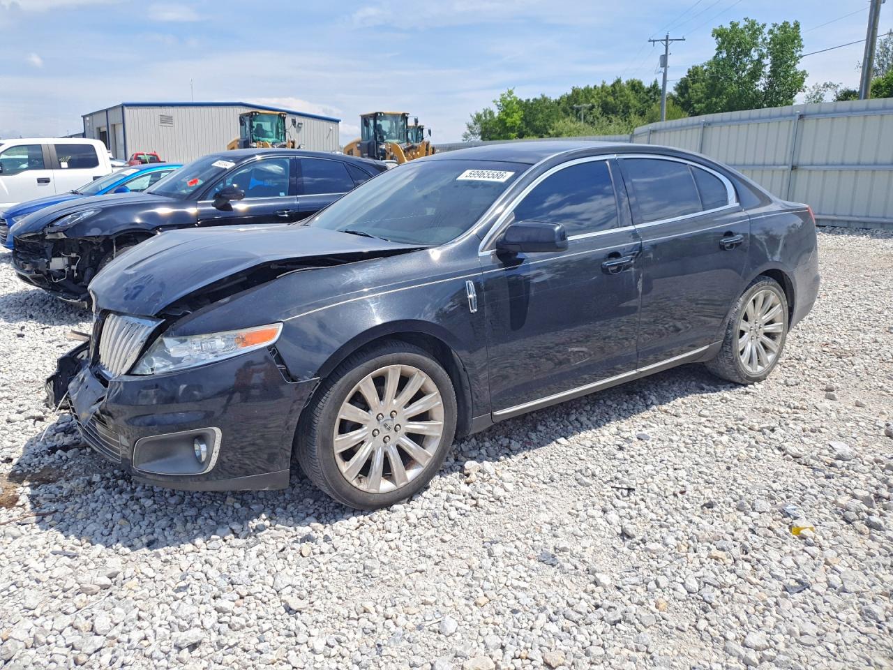 2012 Lincoln Mks Black vin: 1LNHL9ER8CG807380