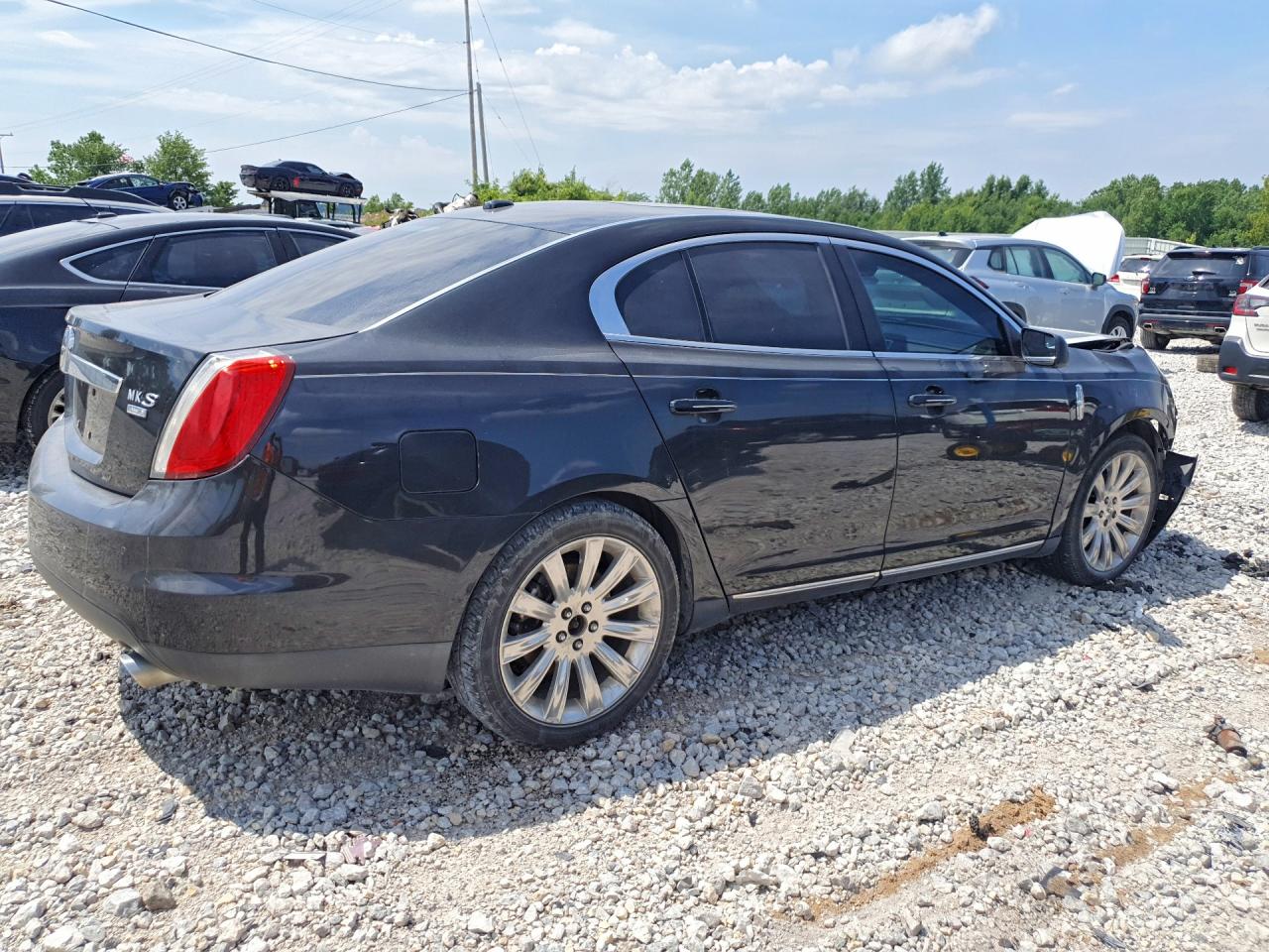 2012 Lincoln Mks Black vin: 1LNHL9ER8CG807380